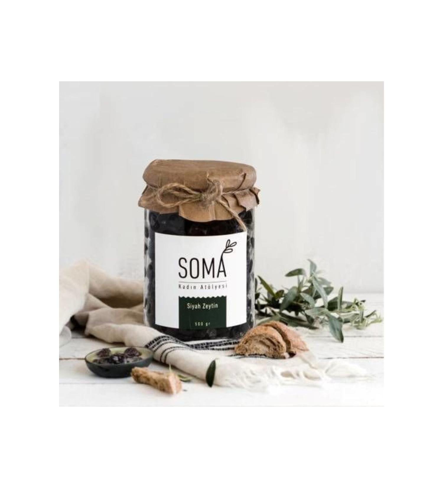 Soma Women's Workshop Black Olives Without Additives 500 Gr