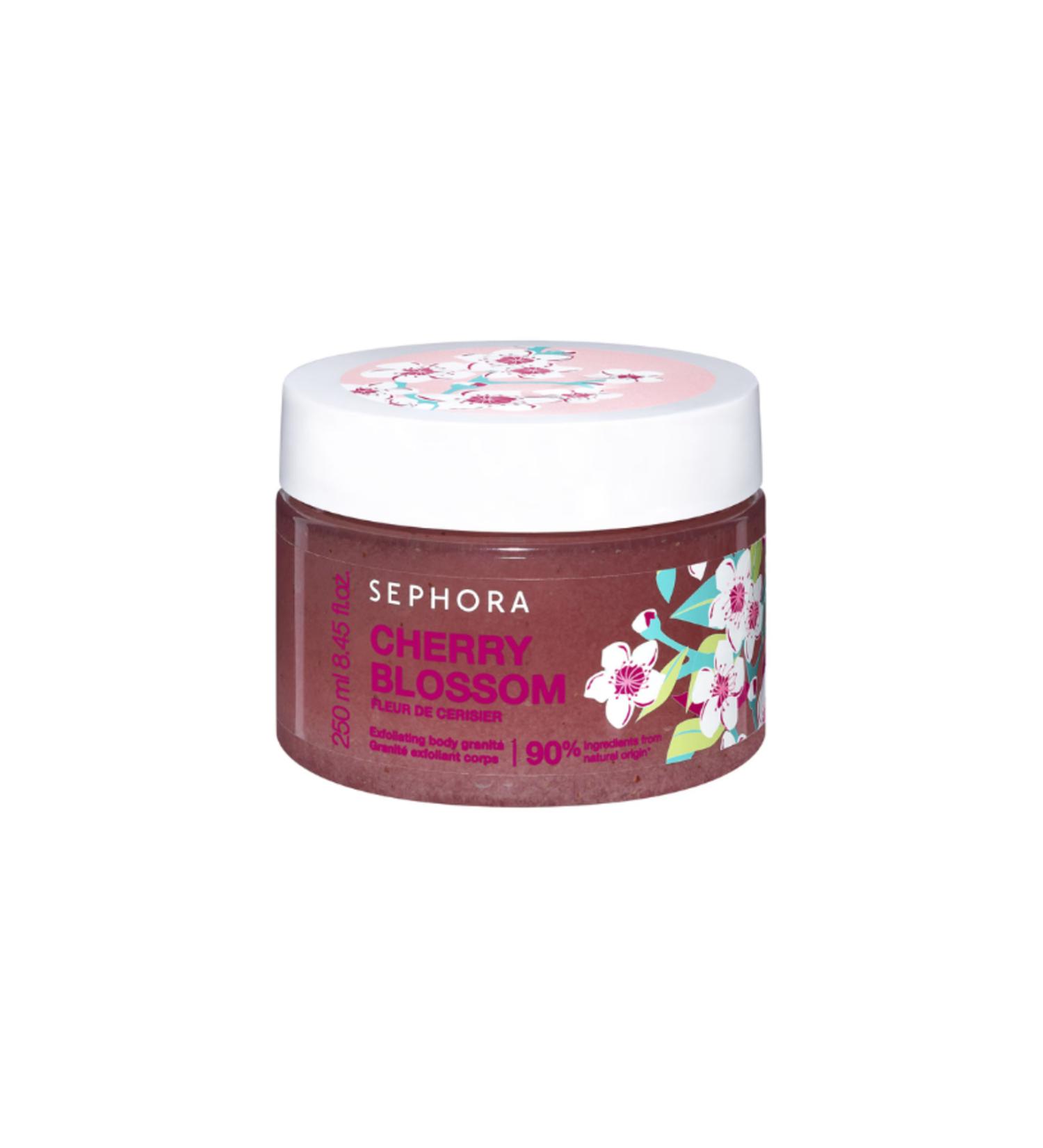SEPHORA COLLECTION FACE AND BODY PEELING FOR SMOOTH SKIN CHERRY BLOSSOM SCENTED 250 ML BELLADERM