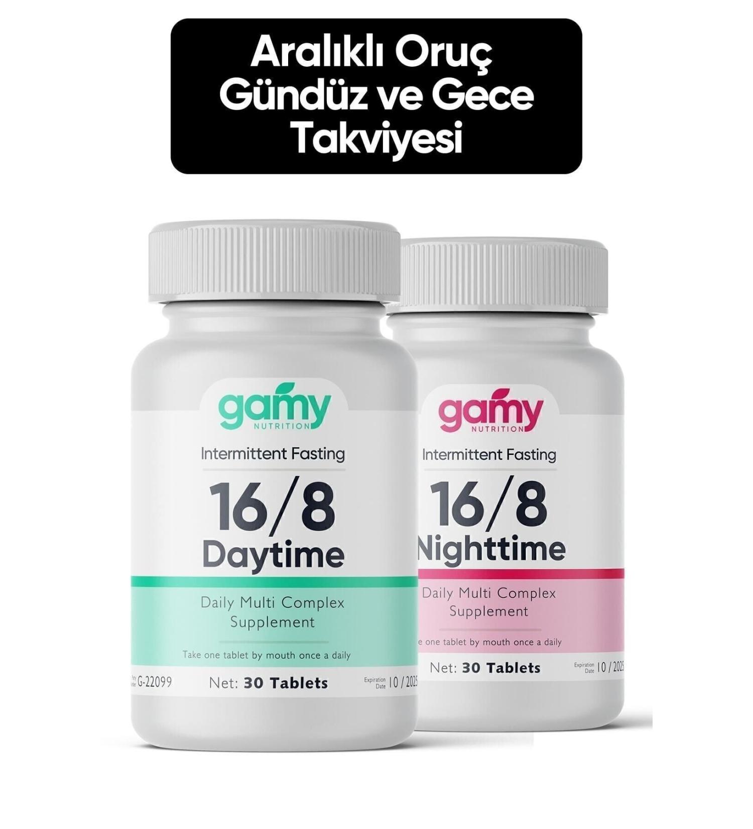 gamy 16/8 Intermittent Fasting Day & Night 30+30 Tb. - Buy Online on GoSupps.com