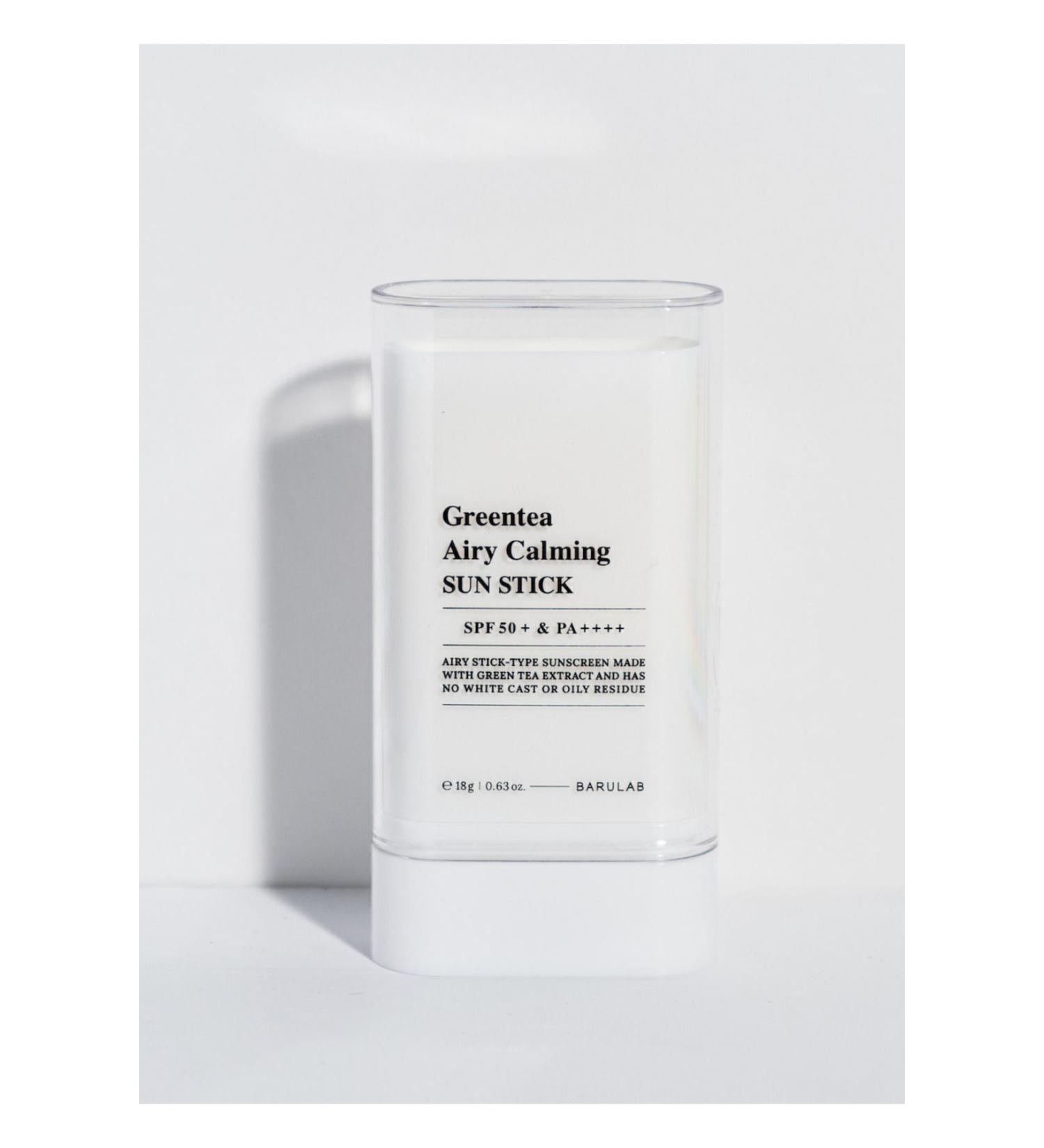 Barulab Greentea Airy Calming Sun Stick Spf50 Pa - High UV Protection Green Tea Stick Sunscreen 18g - Buy Online on GoSupps.com