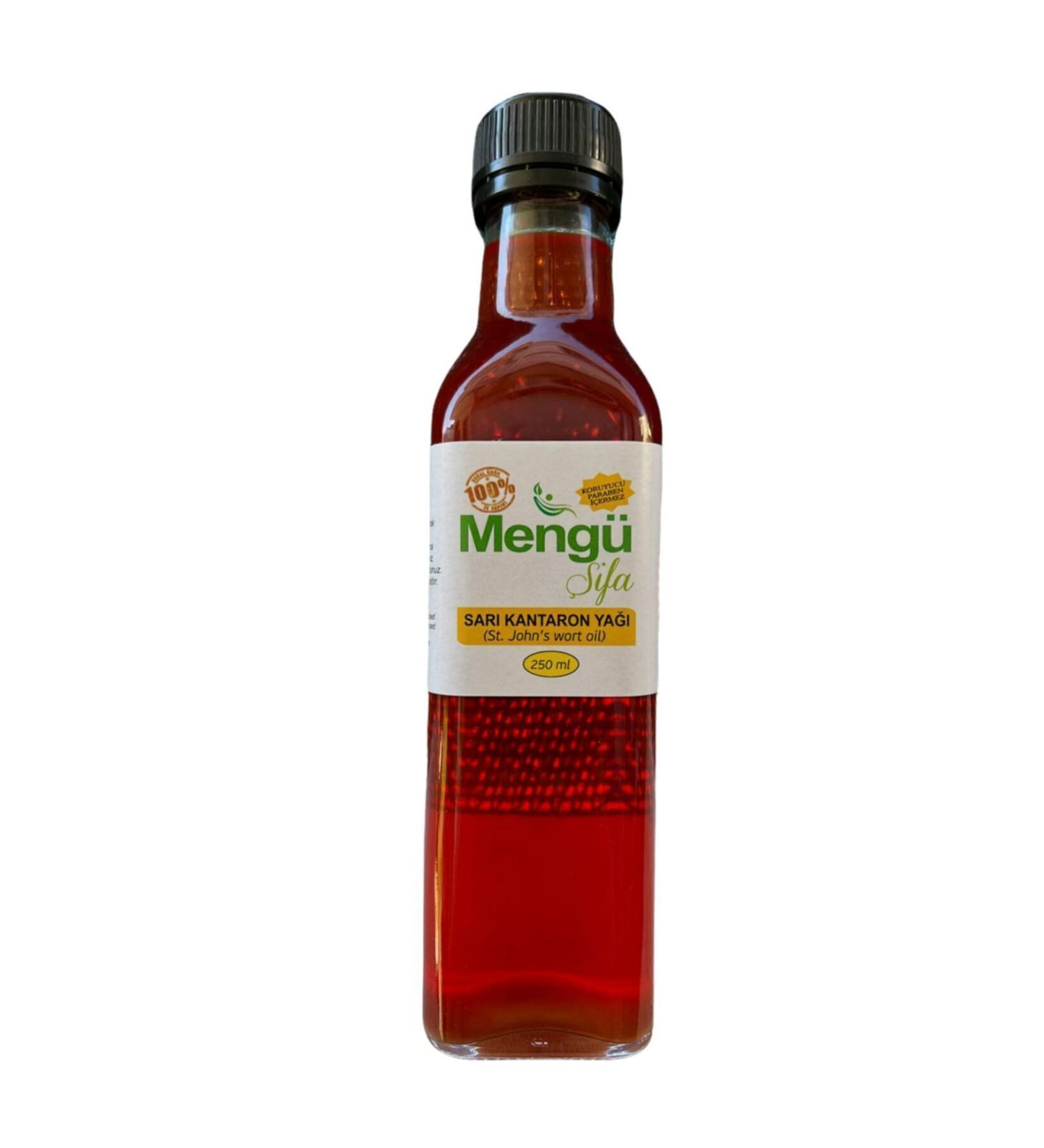 meng healing St. John's Wort (CANTORON) Oil 250ml Glass Bottle New Crop....