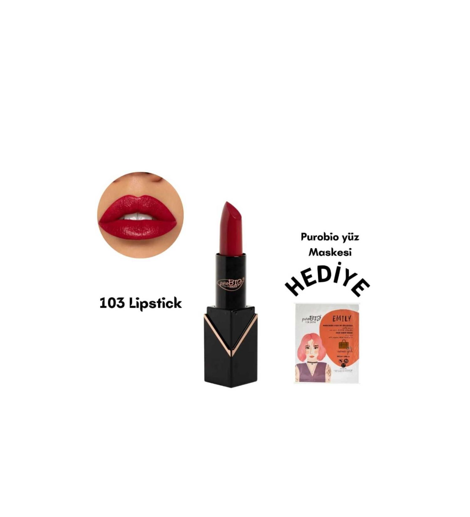 purobiocosmetics Lipstick semi-matte 103 - pack