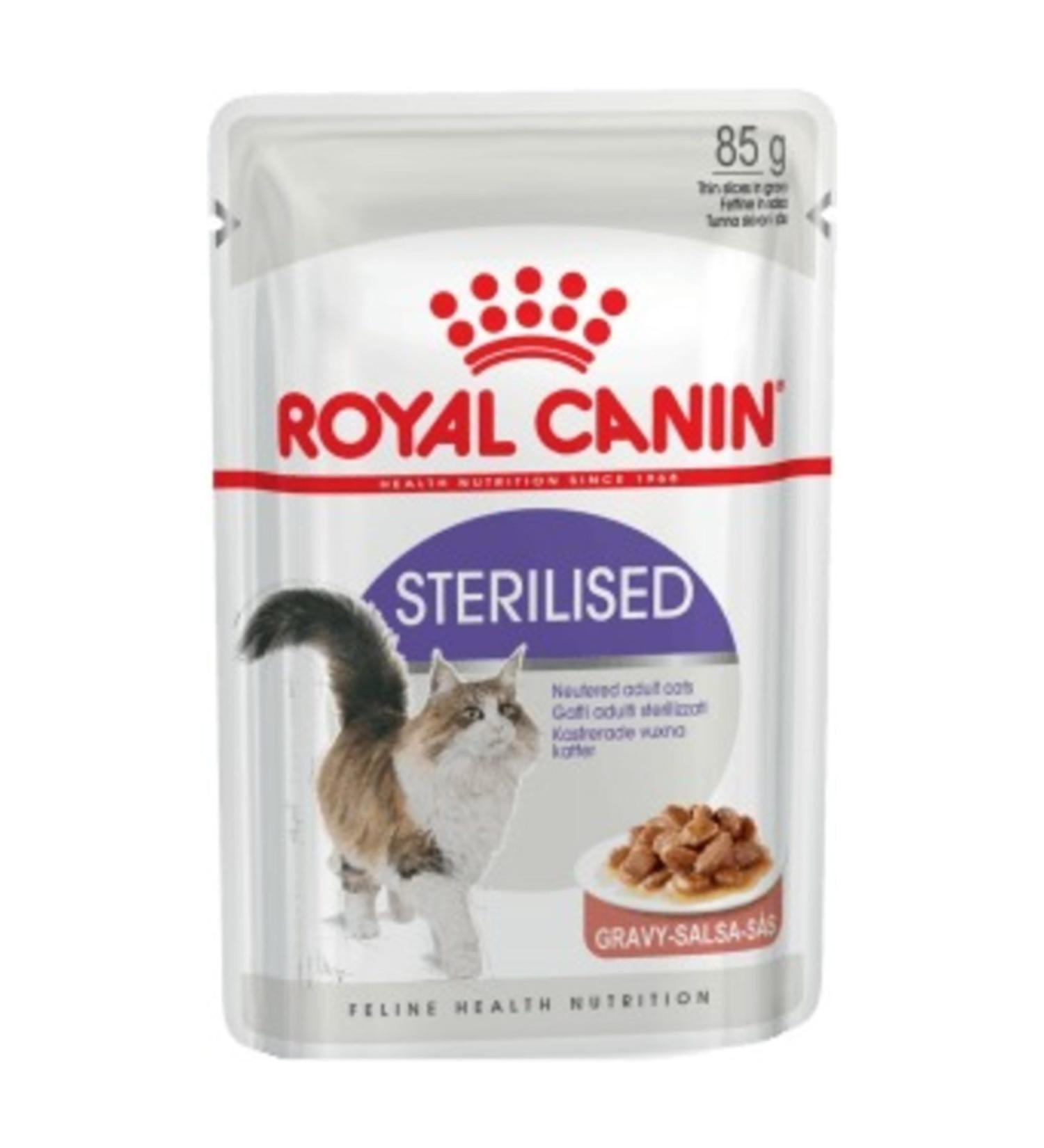 Royal Canin Sterilized Gravy Neutered Cat Wet Food 85 Gr X 12 Pieces