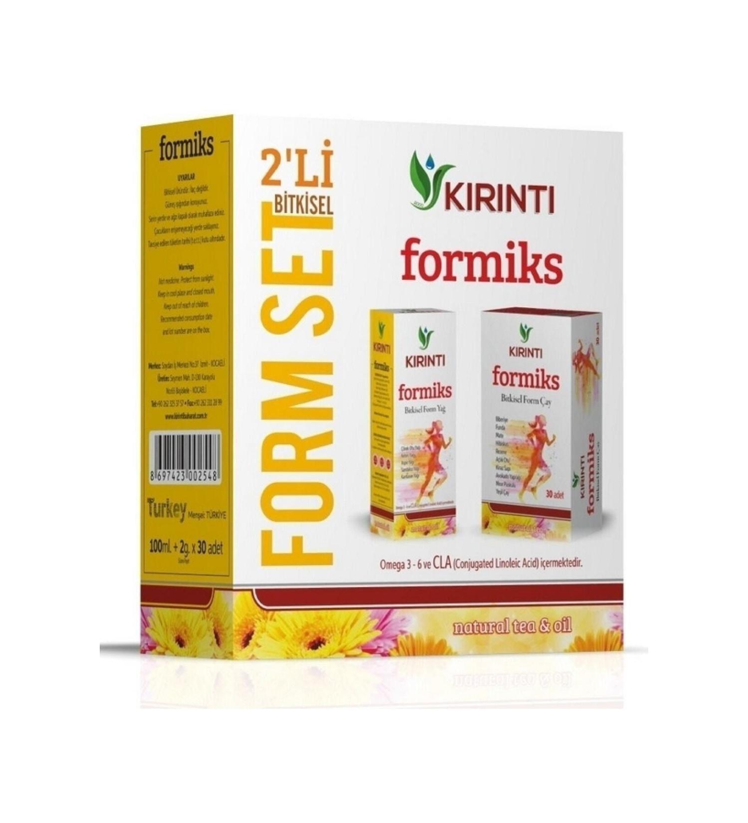 Crumb Formix 2 Piece Set "Herbal Tea and Herbal Oil" 2 Pieces