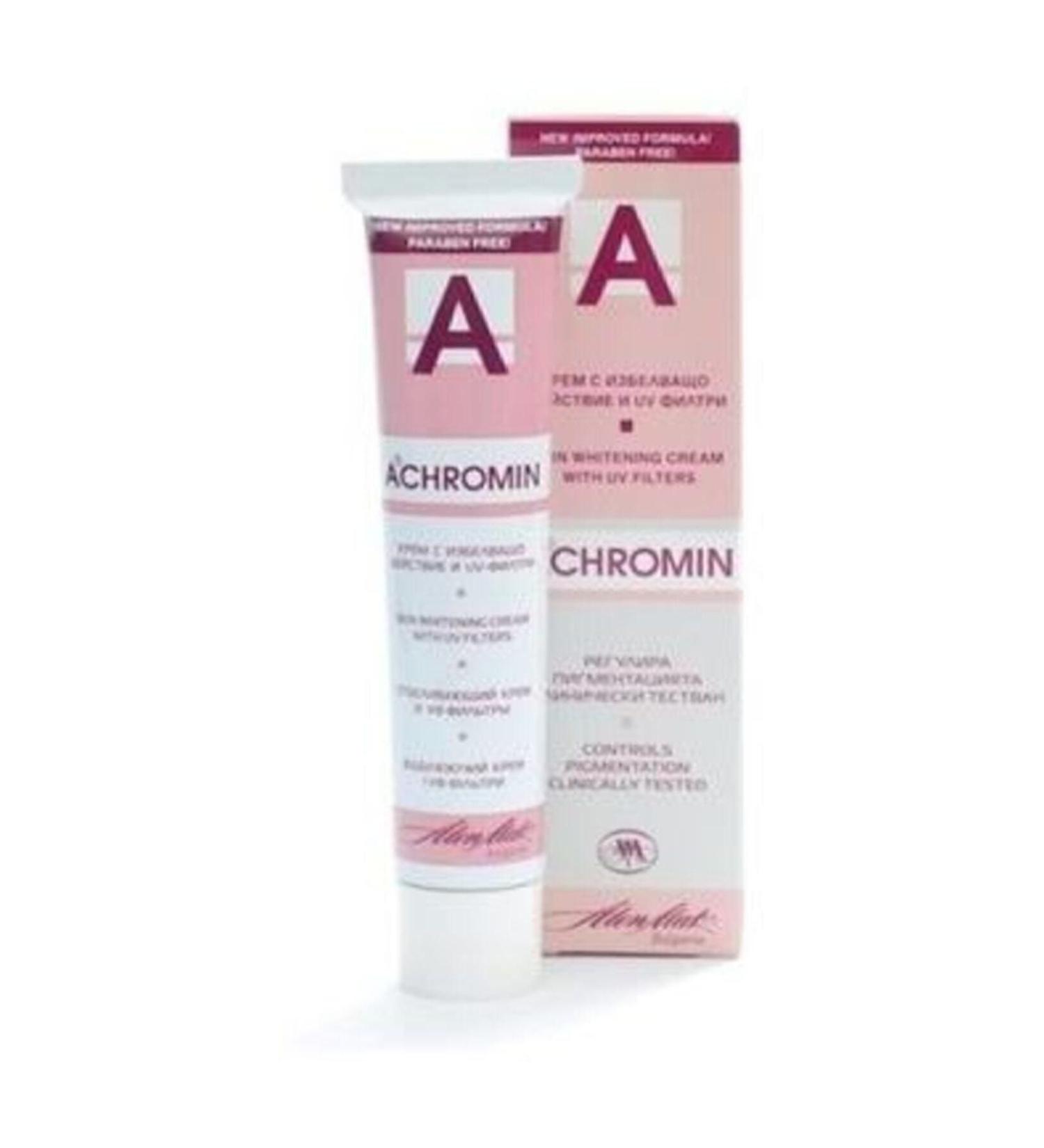 Achromin Blemish and Skin Whitening Cream 45 ml June 2024 New Production