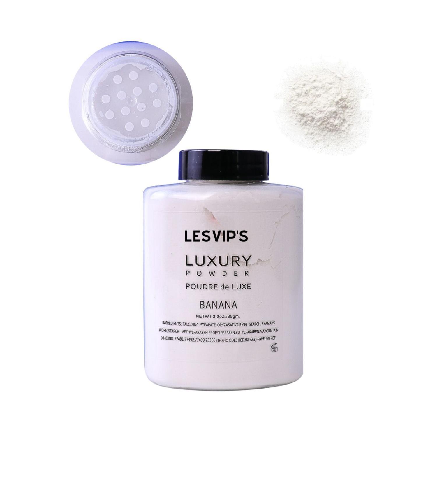 Lesvip's Transparent Illuminating Luminous Fixing Loose Powder White