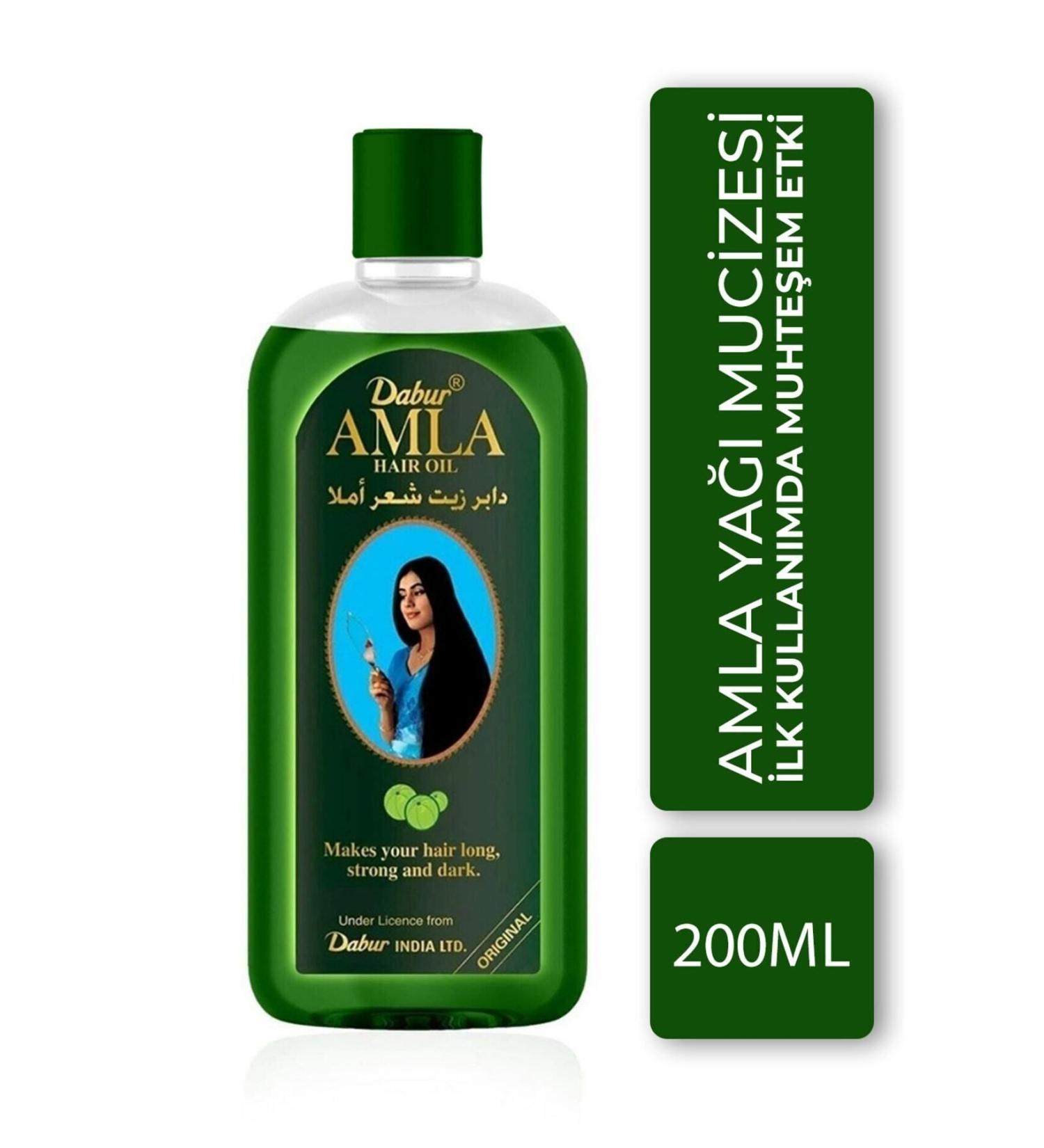 Dabur Amla Hair Care Oil 200 ml - Buy Online on GoSupps.com