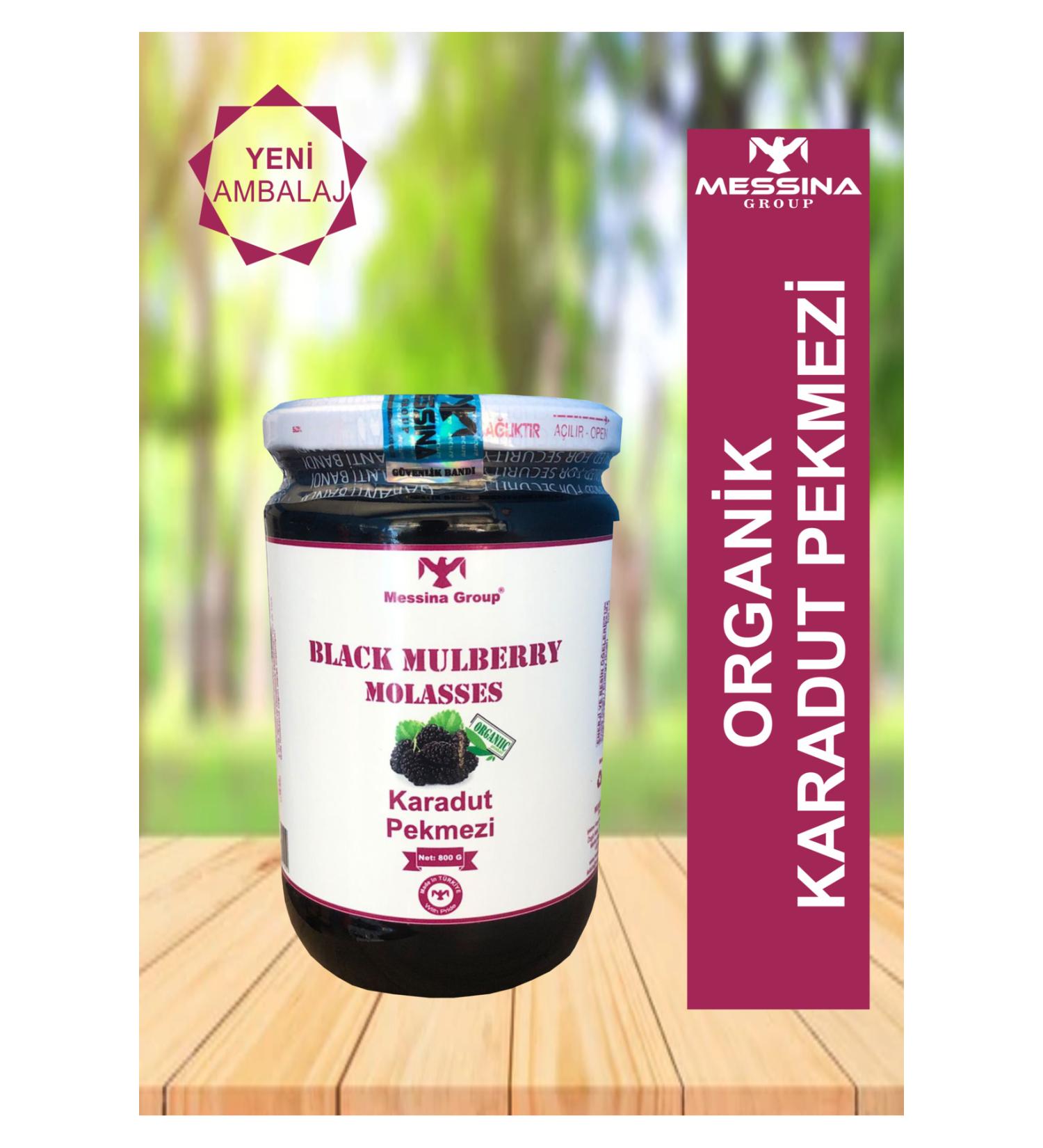 Messina Group - Organic Black Mulberry Molasses - 800 gr - Buy Online on GoSupps.com