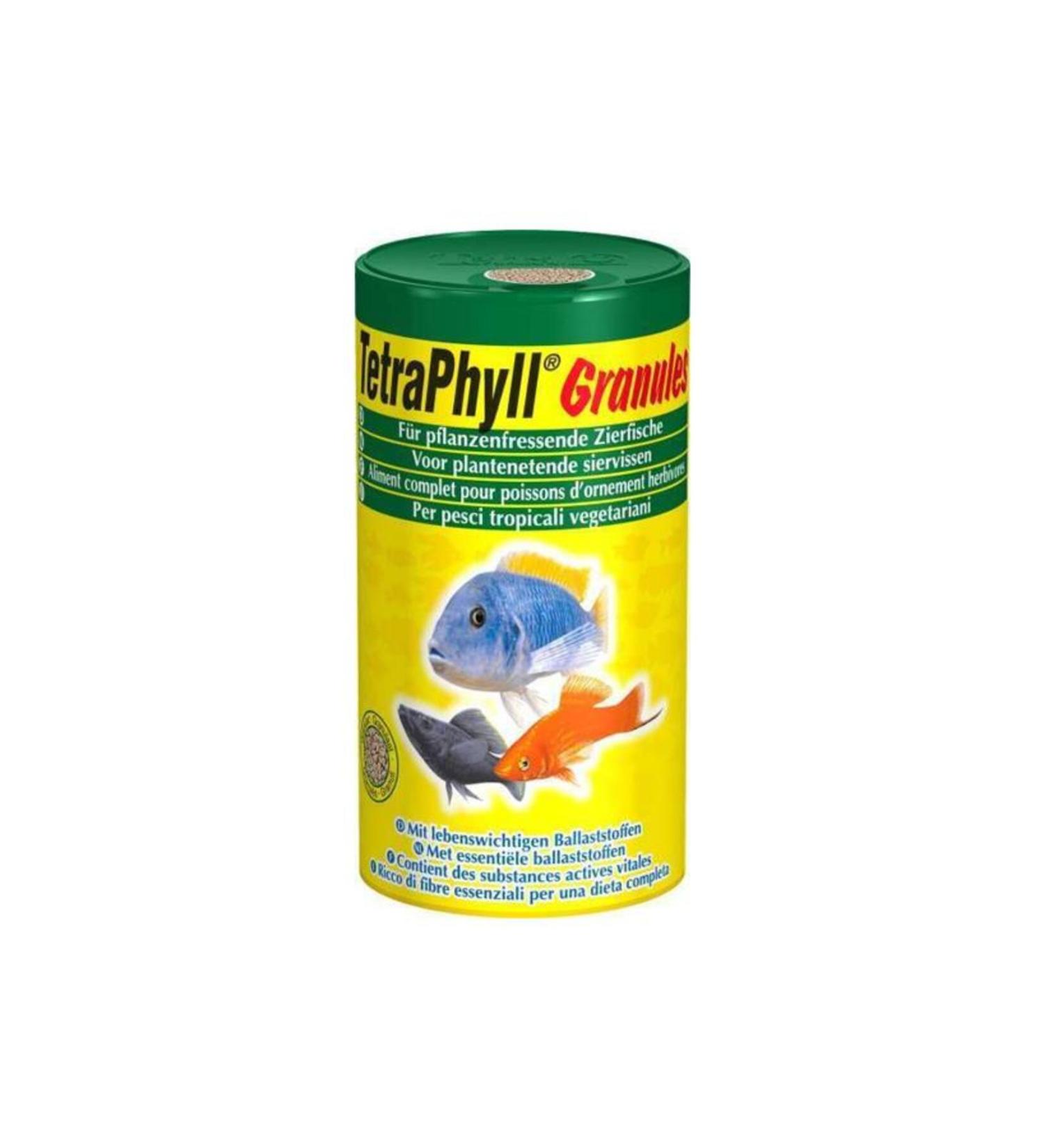 Tetra Phyll Granules Herbal Granular Fish Food 250 Ml. 90 Gr.