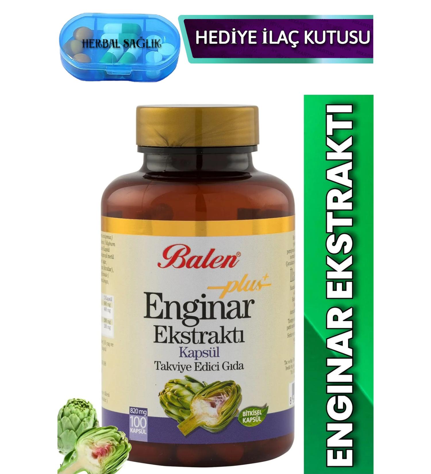 Balen Artichoke Plus Extract Capsule 820 Mg 100 Capsules - Buy Online on GoSupps.com