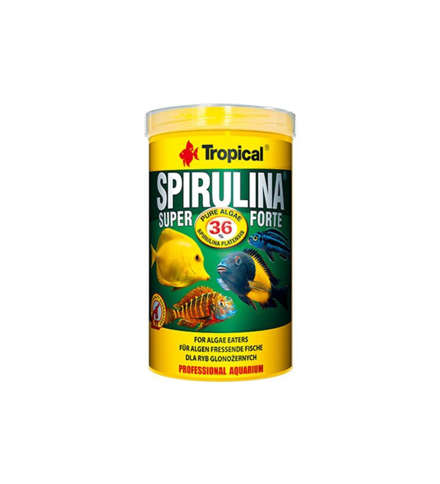 Tropical Super Spirulina Forte Flakes Fish Food 1000 ml