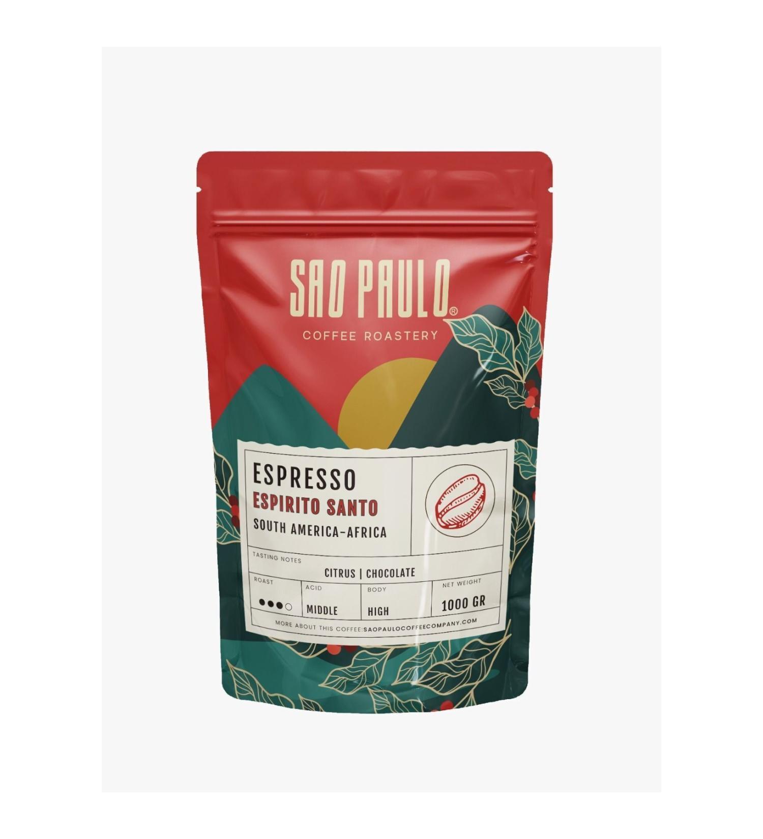 Sao Paulo Coffee Sao Paulo Espirito Santo Espresso 1000 Grams - Buy Online on GoSupps.com