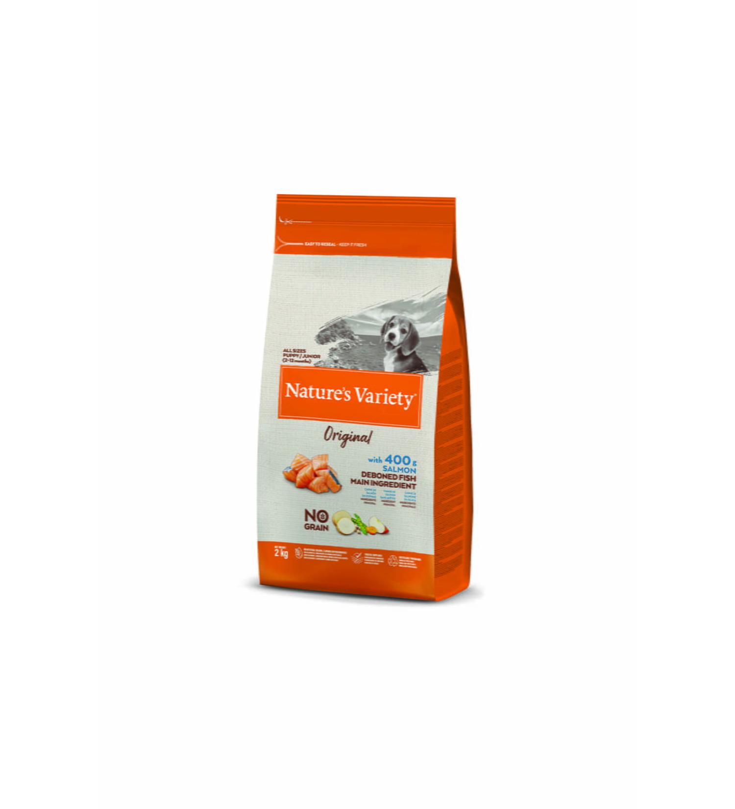 NATURES VARIETY Nv Dog No Gra n Junior Salmon 2 Kg 21051