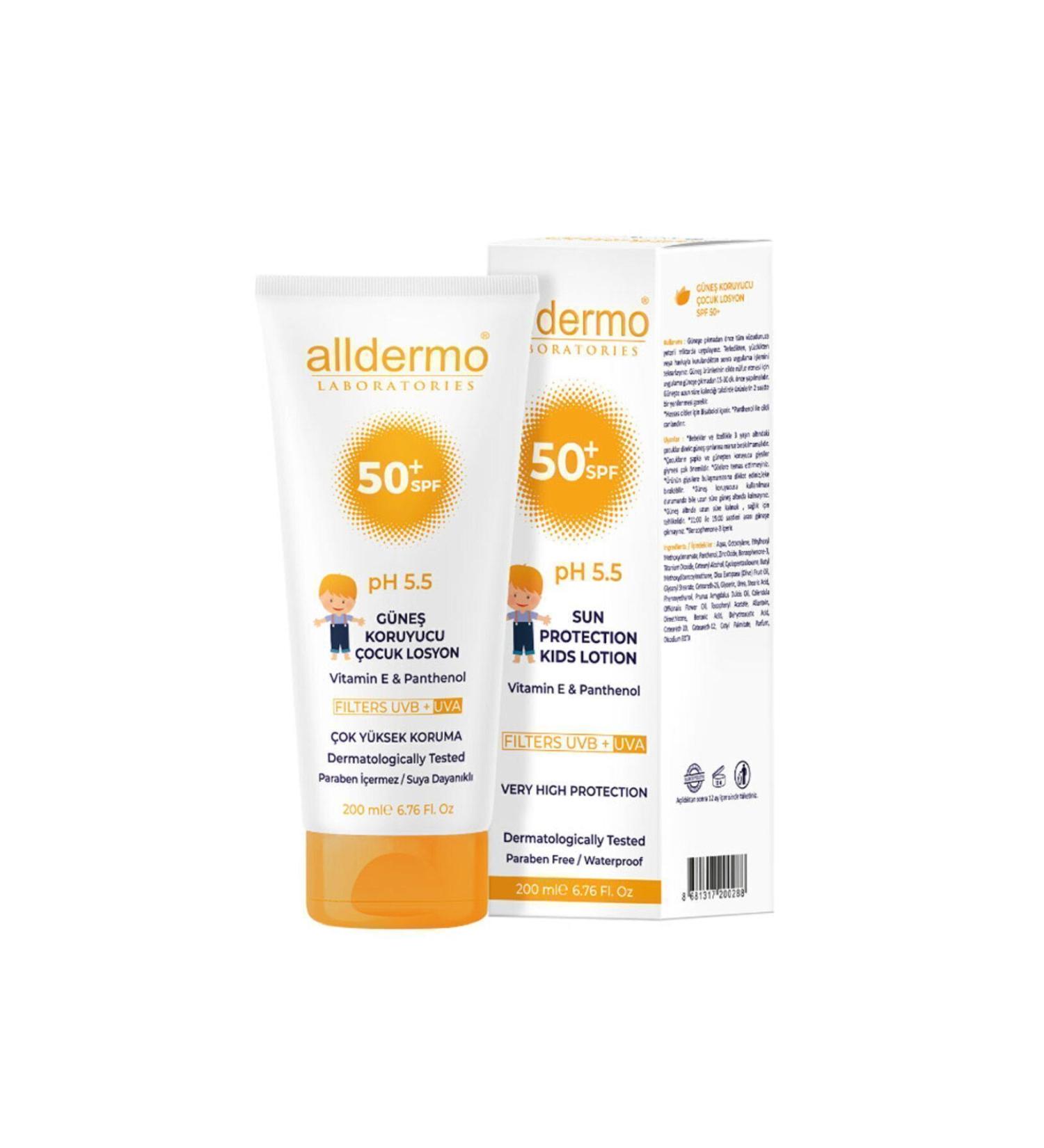 Alldermo Spf50 Children's Sun Lotion 200 ml