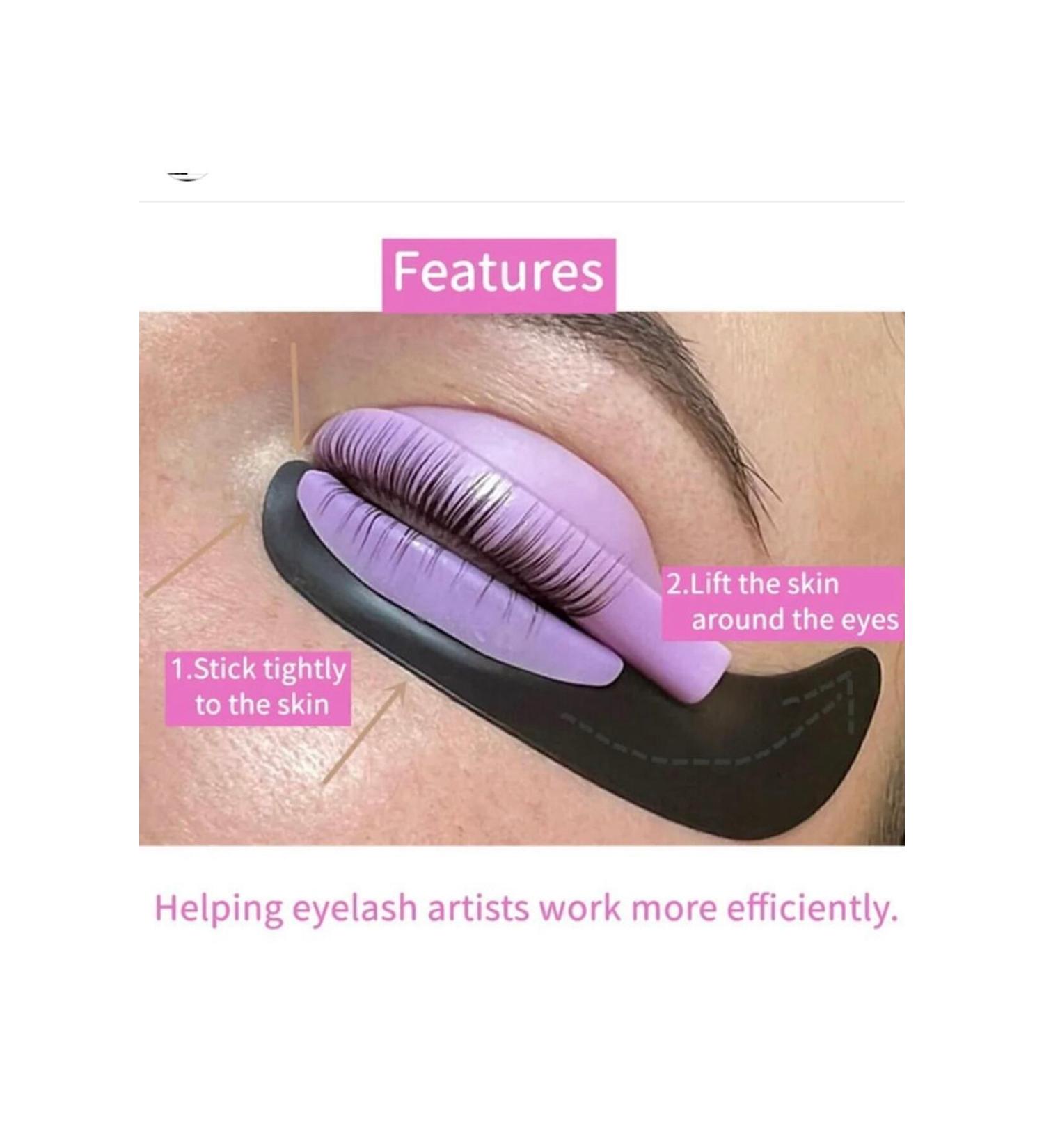Lush Studio Glue-Free Perfectly Fitting Lower and Upper Eyelash Lifting Lamination Silicone Set of 2 Total 7 pairs - Buy Online on GoSupps.com