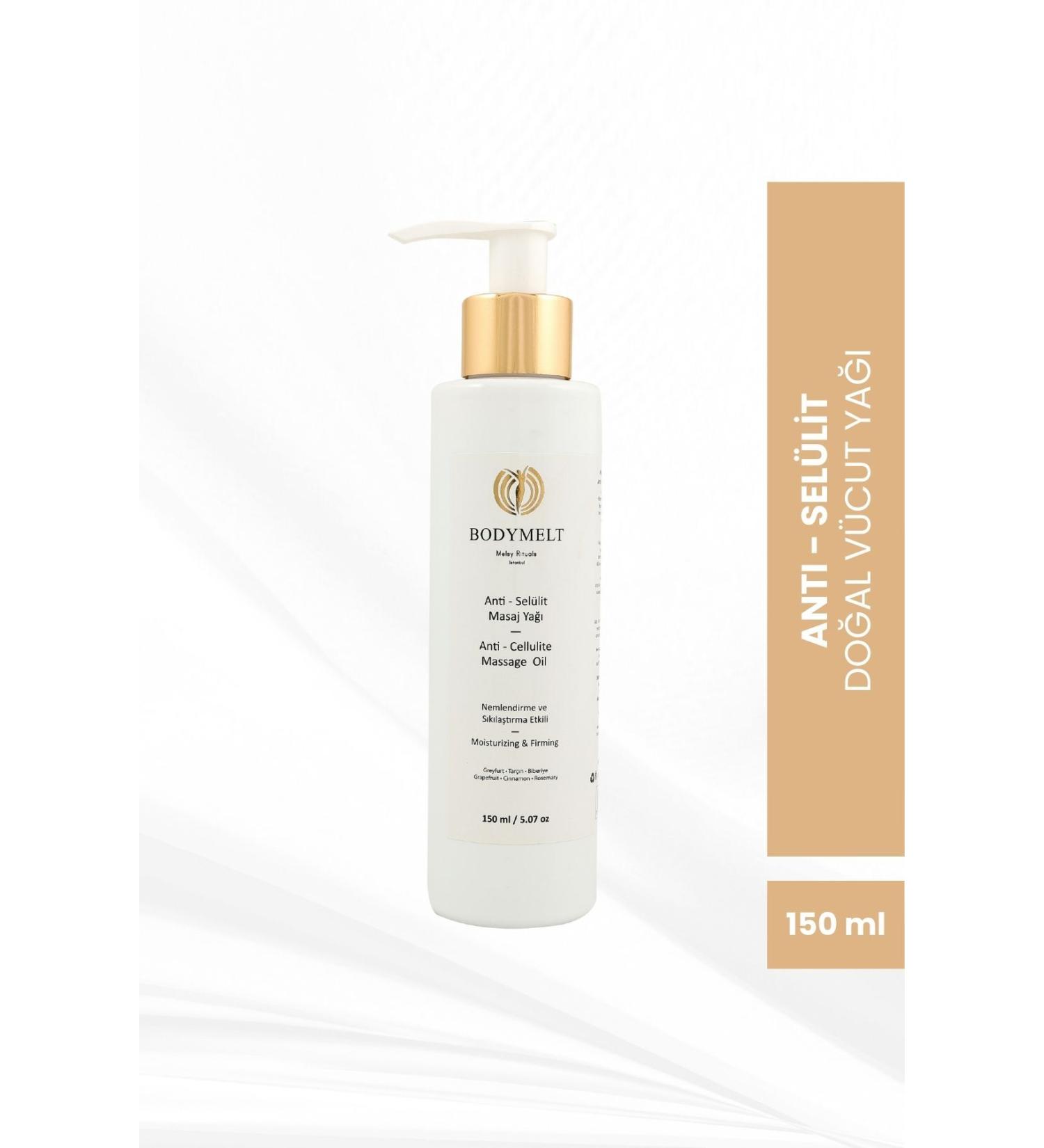 BODYMELT Anti-Cellulite Natural Massage Oil Anti-Cellulite Firming Vegan Care Oil 200 ml - Buy Online on GoSupps.com