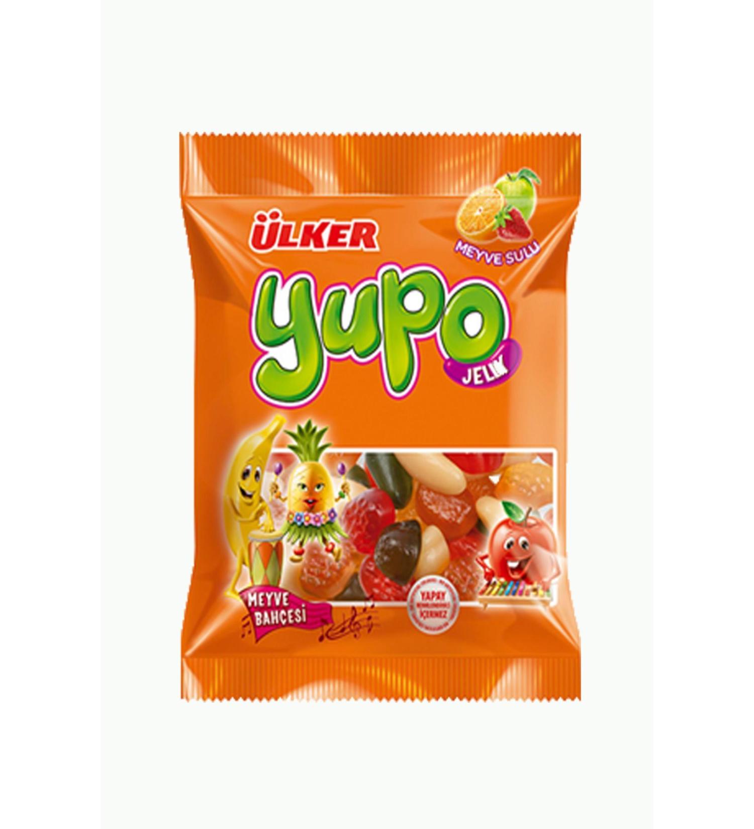 Ulker YUPO JELLY FRUIT GARDEN 28 gr X 24 PIECES