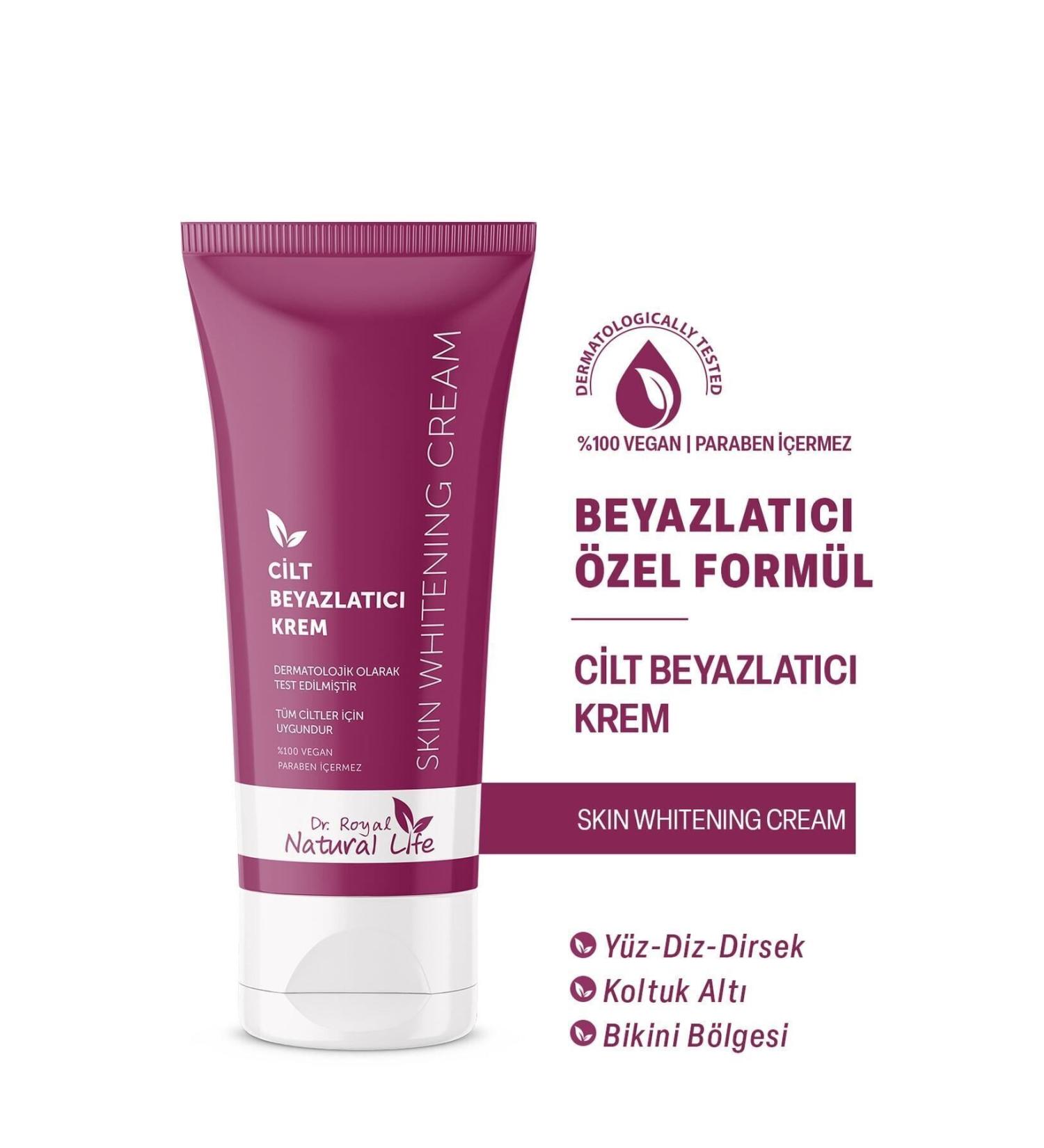 Dr.Royal Natural Life Face Whitening Brightening Cream 100 Ml - Buy Online on GoSupps.com