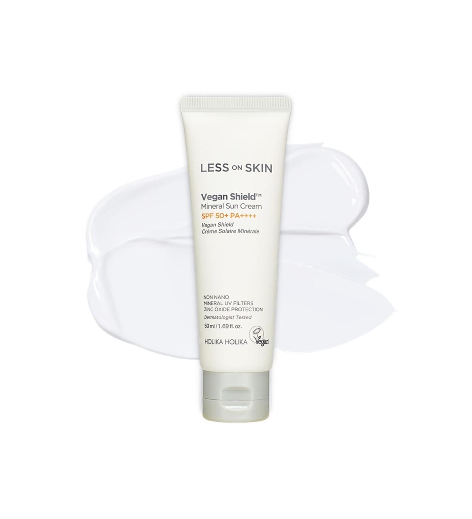 Holika Holika Vegan Shield Mineral Sun Cream SPF 50+ PA++++ - Mineral Filter Sun Cream 50ml