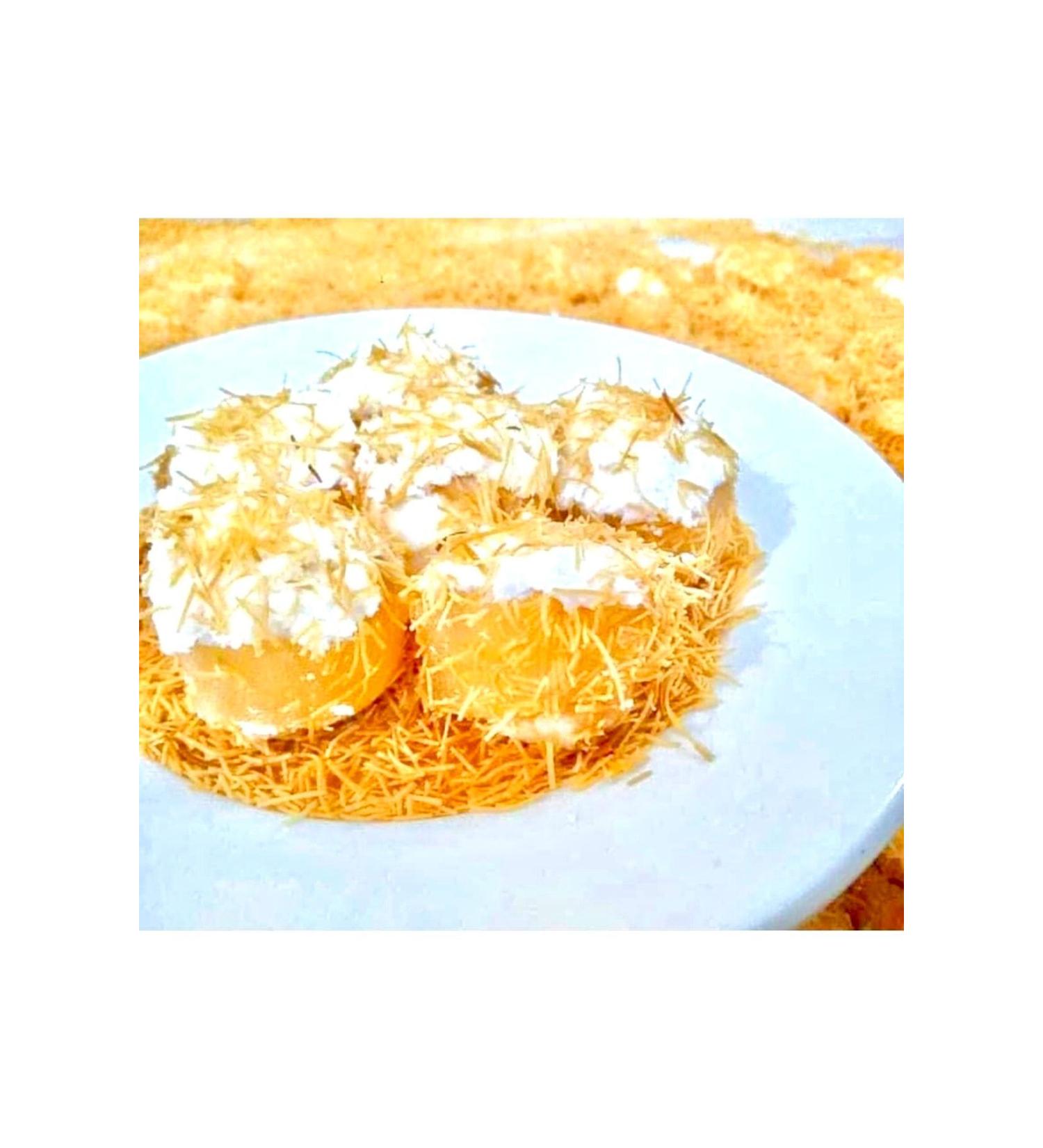 G nbeler Afyon Turkish Delight with Golden Cream and Kadayif (TURKISH DELIGHT) 1000 Gr.