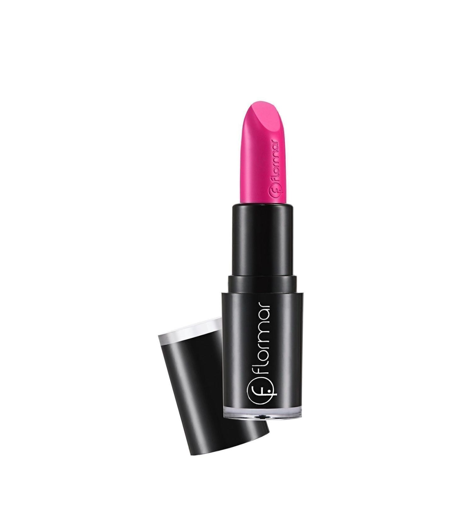 Flormar Ruj - Long Wearing Lipstick Saturated Fuchsia 8690604107759