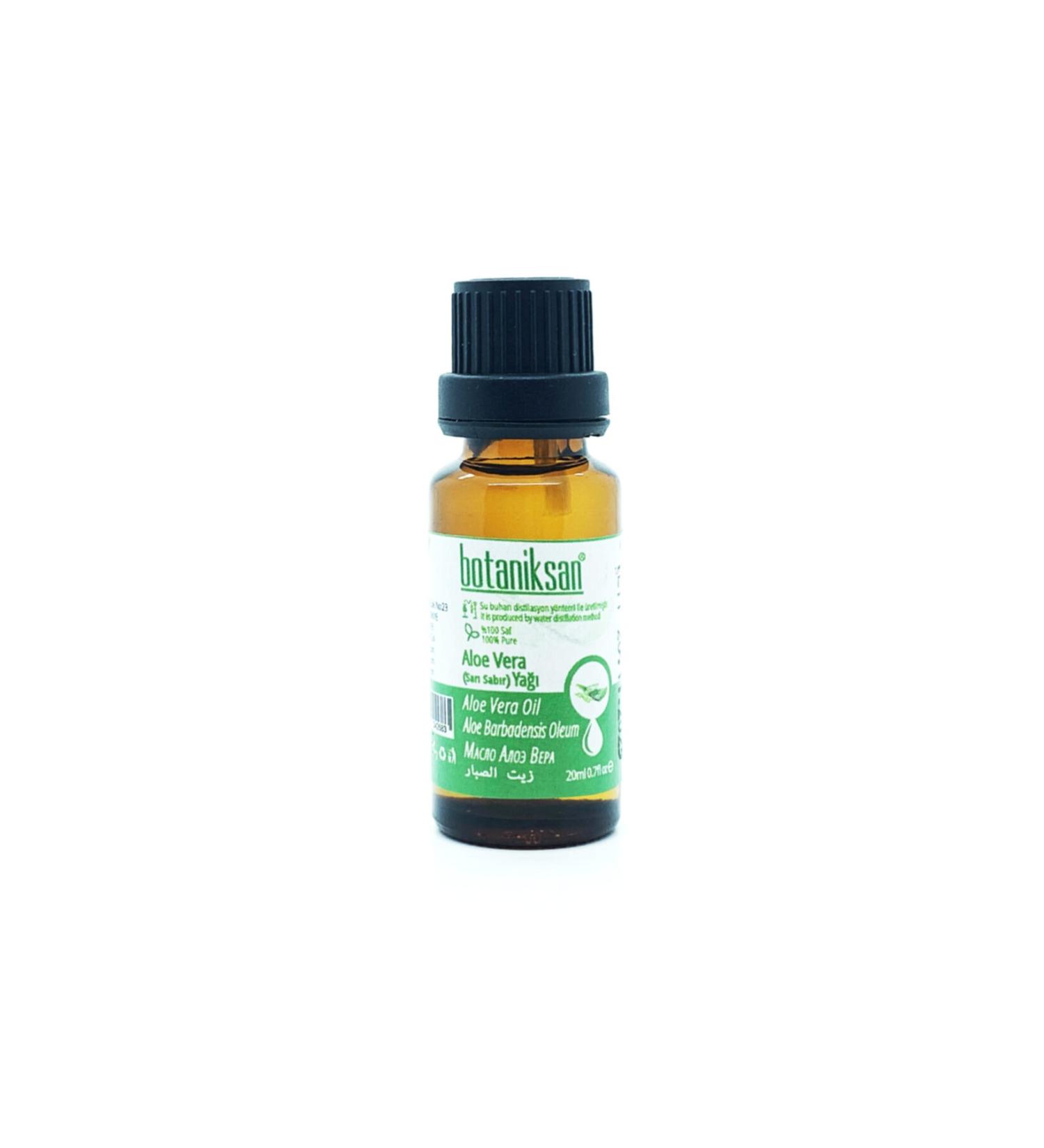 botaniksan Aloe Vera (yellow Patience) Oil 20ml Distillation Pure Natural Unadditive