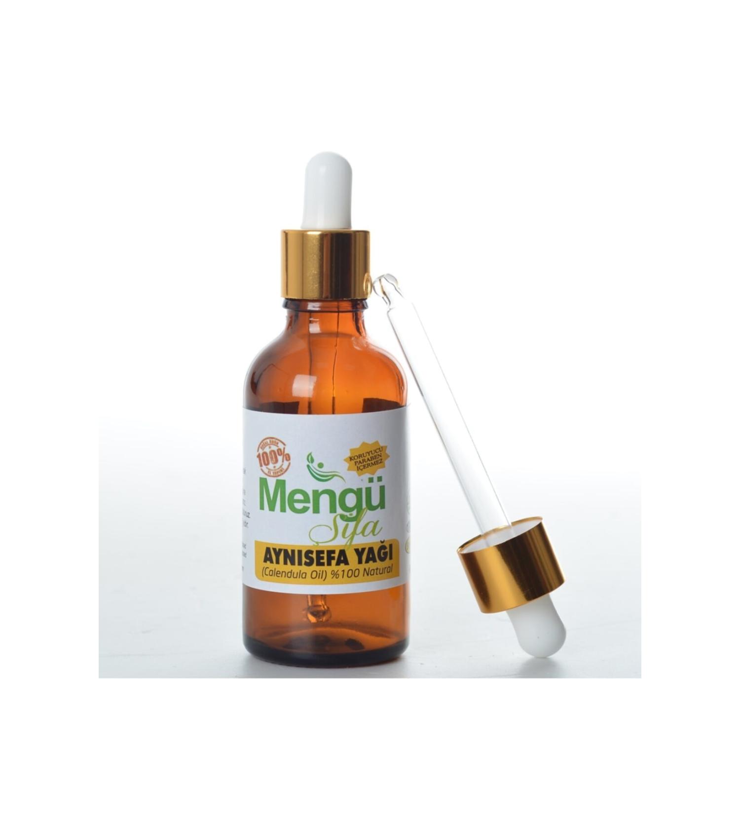meng healing Calendula Oil 50ml.0natural Calendula Care-Repair