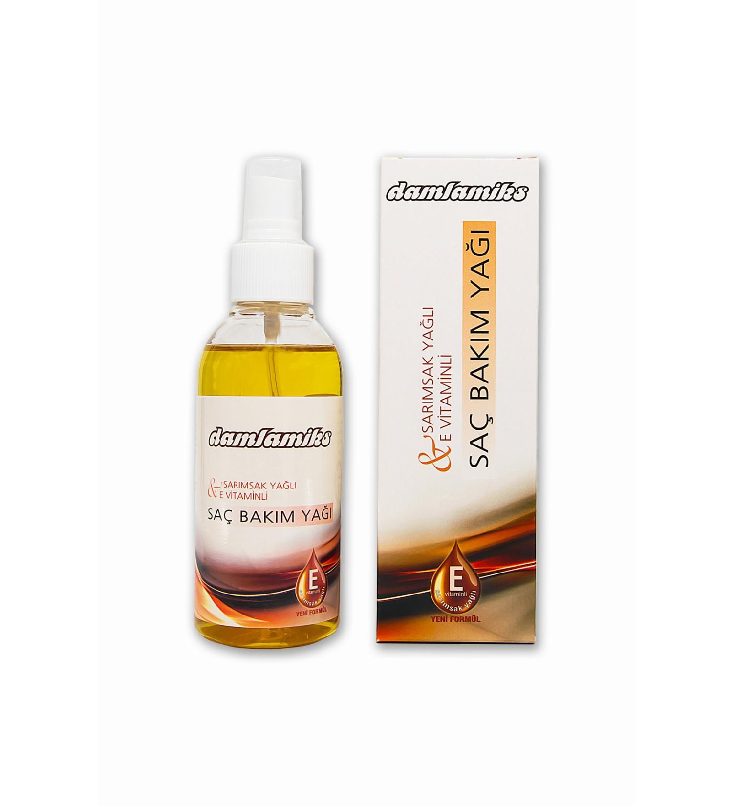 Damlamiks Hair Care Oil with Garlic Oil and Vitamin E 150 ml