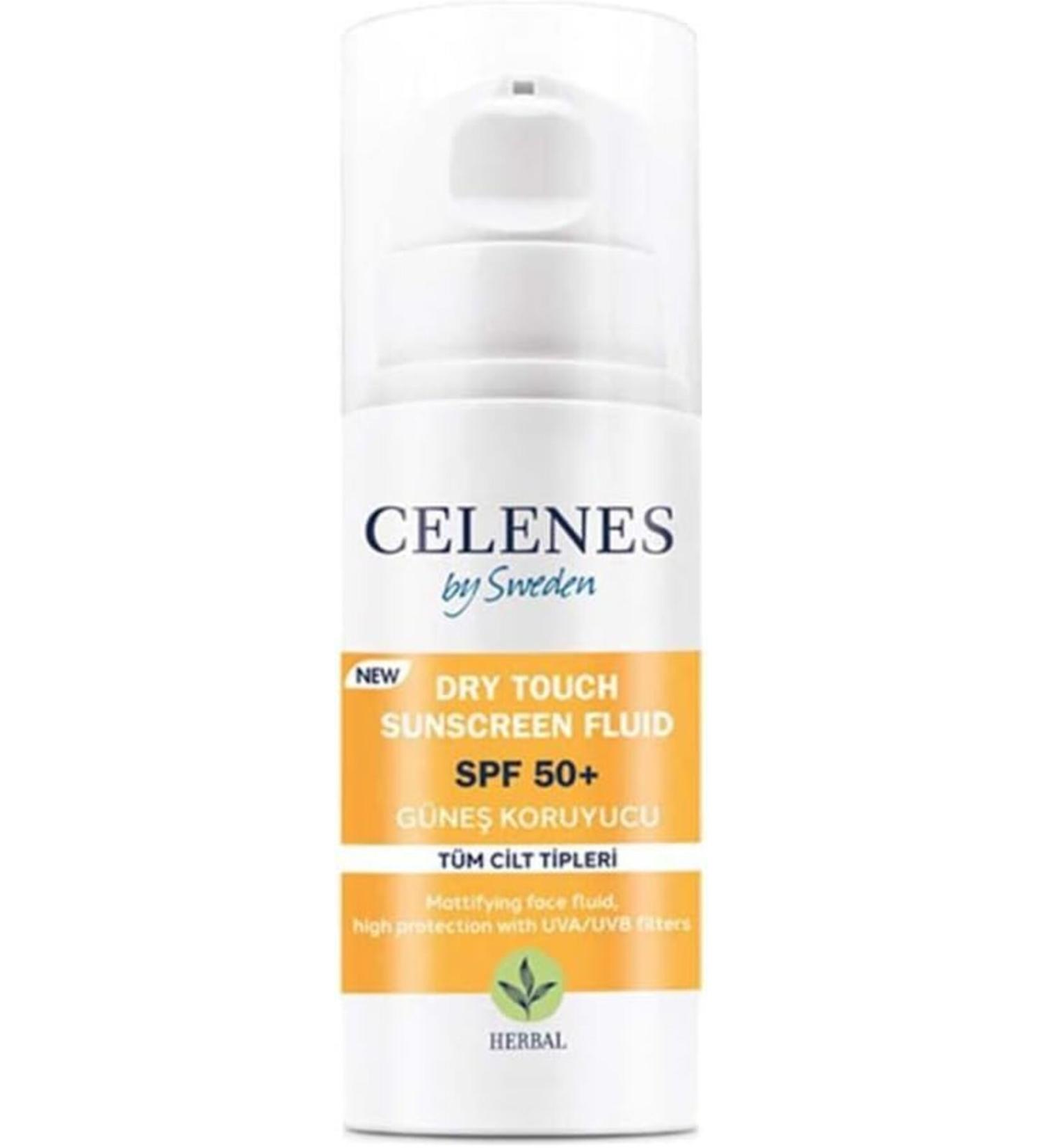 Herbal Dry Touch High Protection Fluid 50 Spf Sunscreen Face and Decollete Area