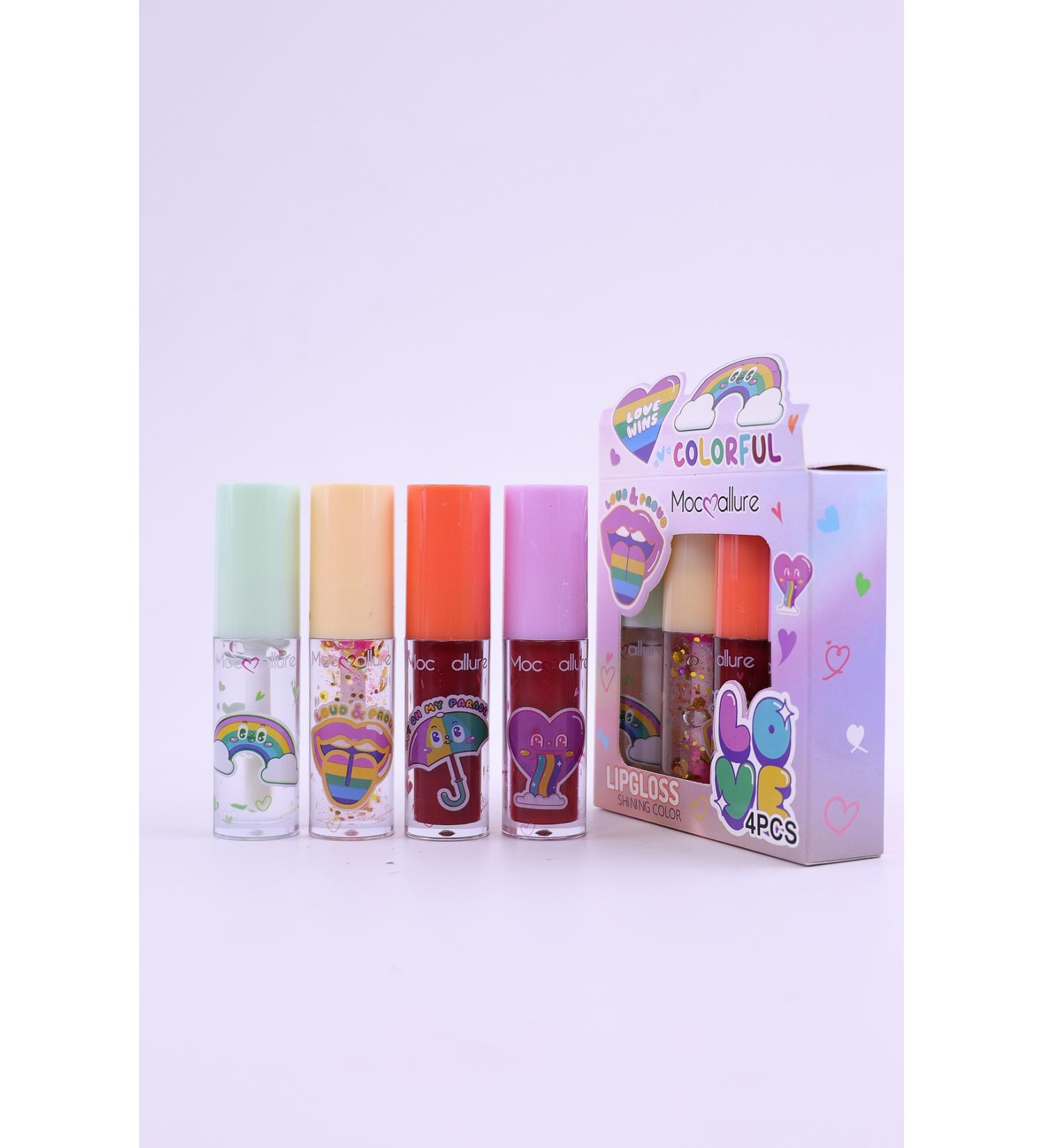 Lesvip's 2 liquid matte lipsticks and 2 lip glosses set of 4