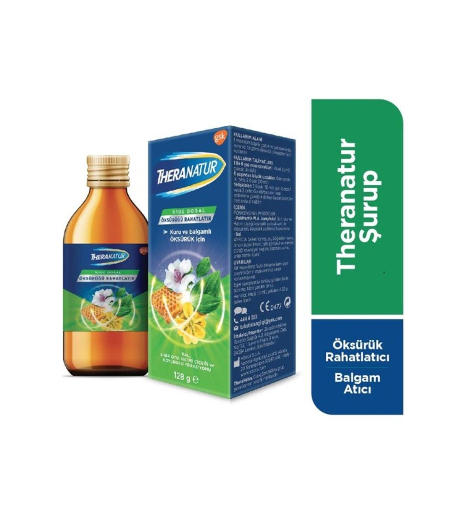 theranatur Herbal Syrup 128 gr - Buy Online on GoSupps.com