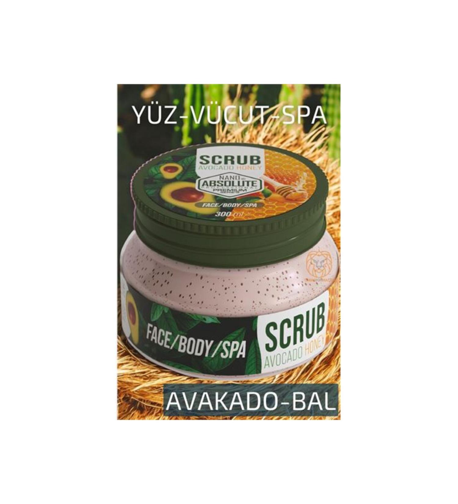 ModaCar Avocado Honey Scrub Peeling Nano Absolute Professional 300 ML