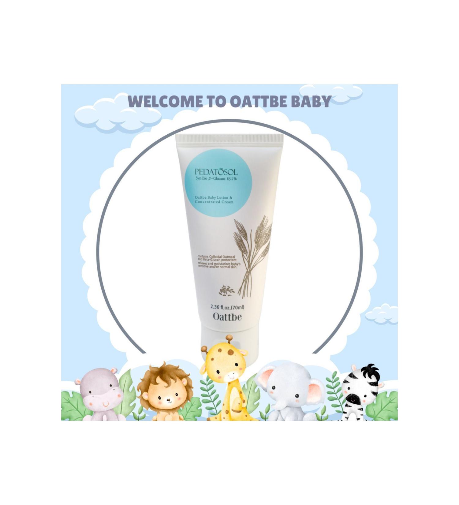OATTBE Baby Pedatosol Skin Protector Soothing Anti-Irritation Lotion for Babies and Adults