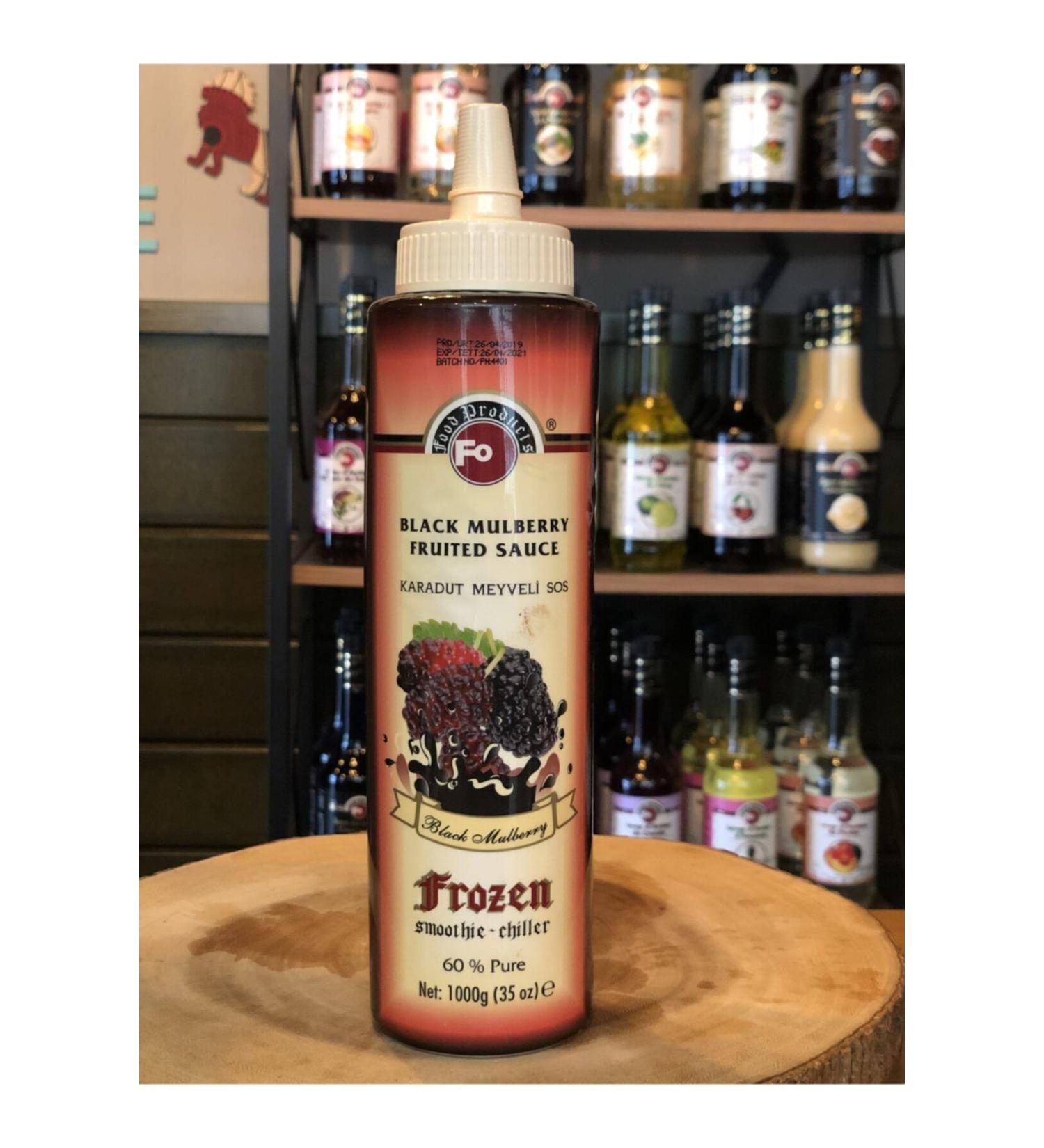 Fo Puree Fo Frozen Black Mulberry Puree 1000 gr