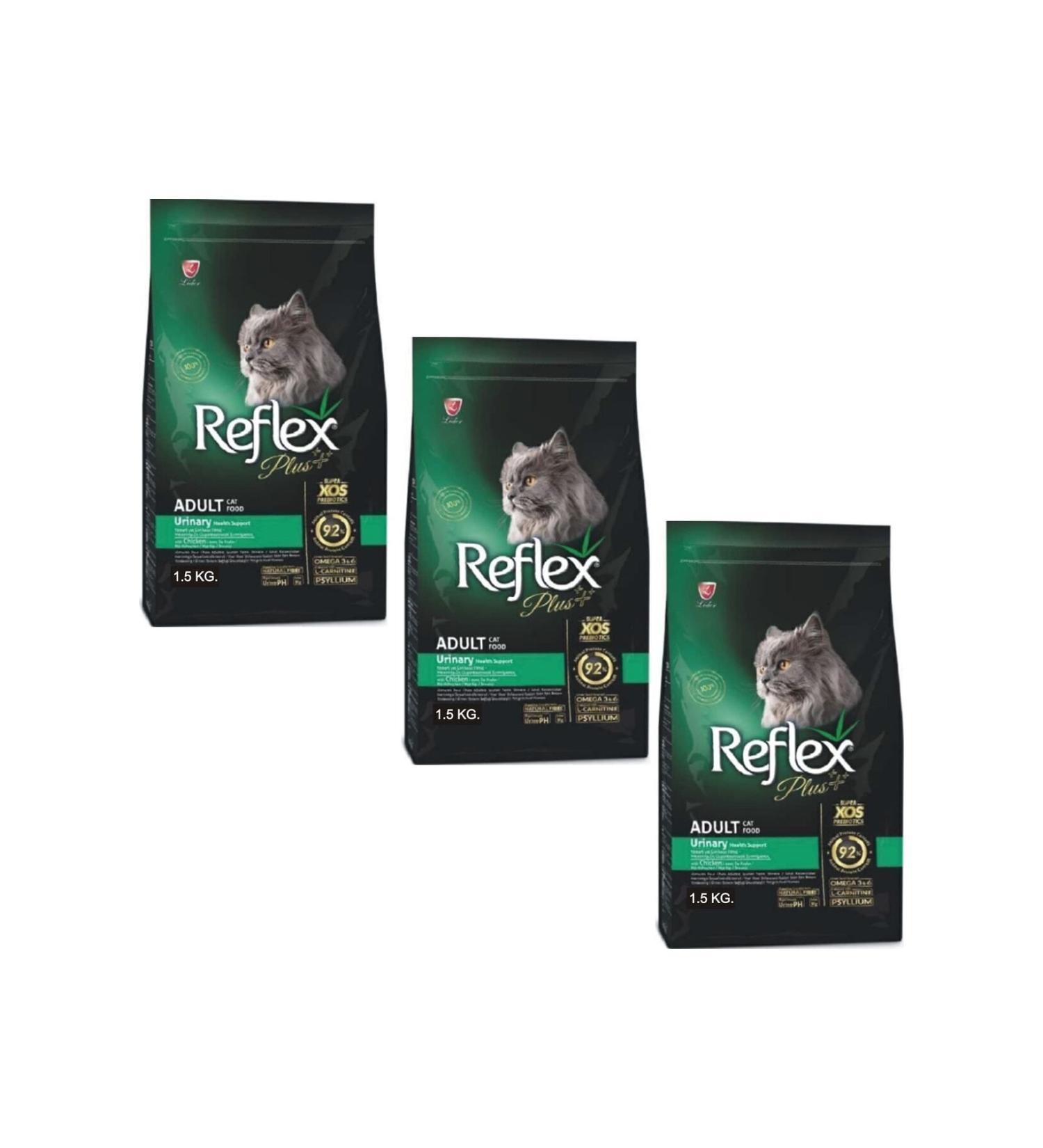 Reflex Plus Chicken Urinary System Support Cat Food 1.5 Kg X 3 Pieces