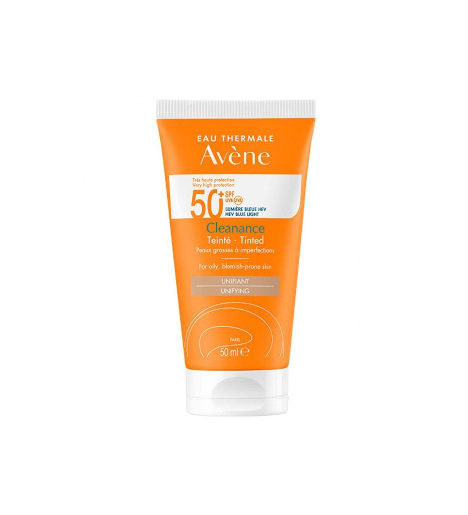 Avene Solaire Cleanance Spf 50 Tinted Sunscreen for Oily Skin 50 ml - Buy Online on GoSupps.com
