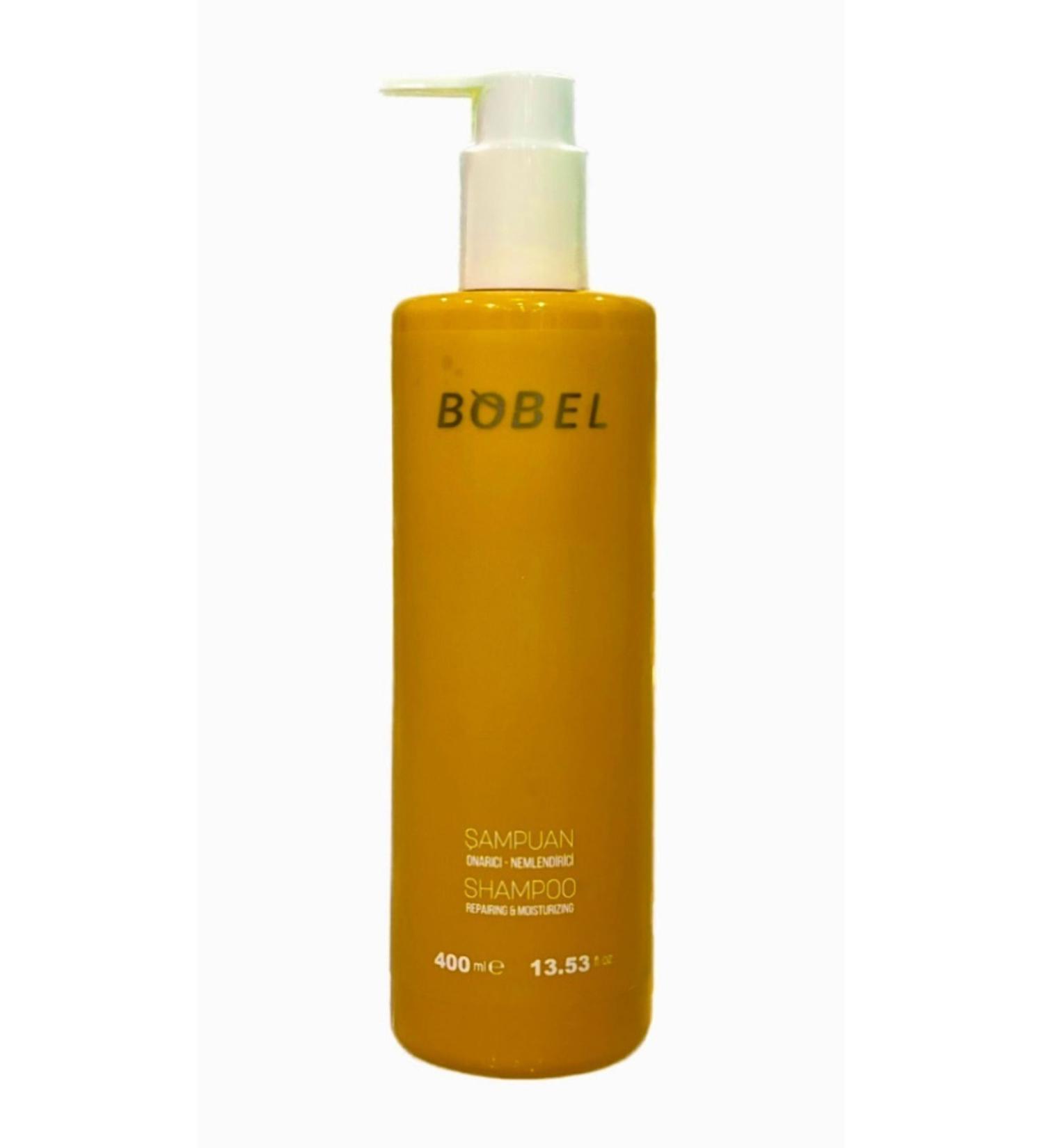 bobel Nourishing Repairing and Moisturizing Brazilian Vegan Keratin Collagen Shampoo 400 ml
