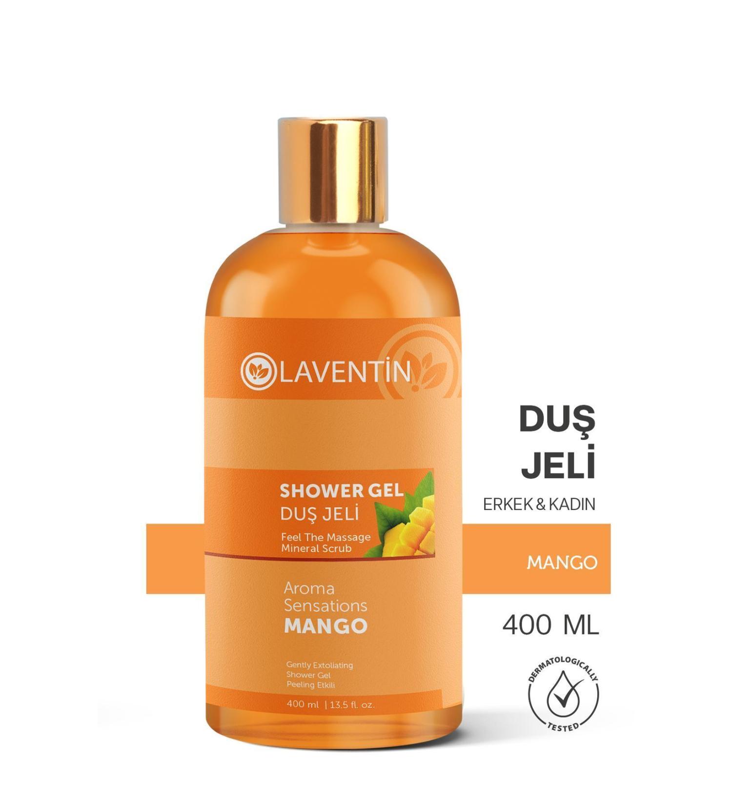 Laventin Purifying Refreshing Moisturizing Mango Shower Gel 400 ml - Buy Online on GoSupps.com