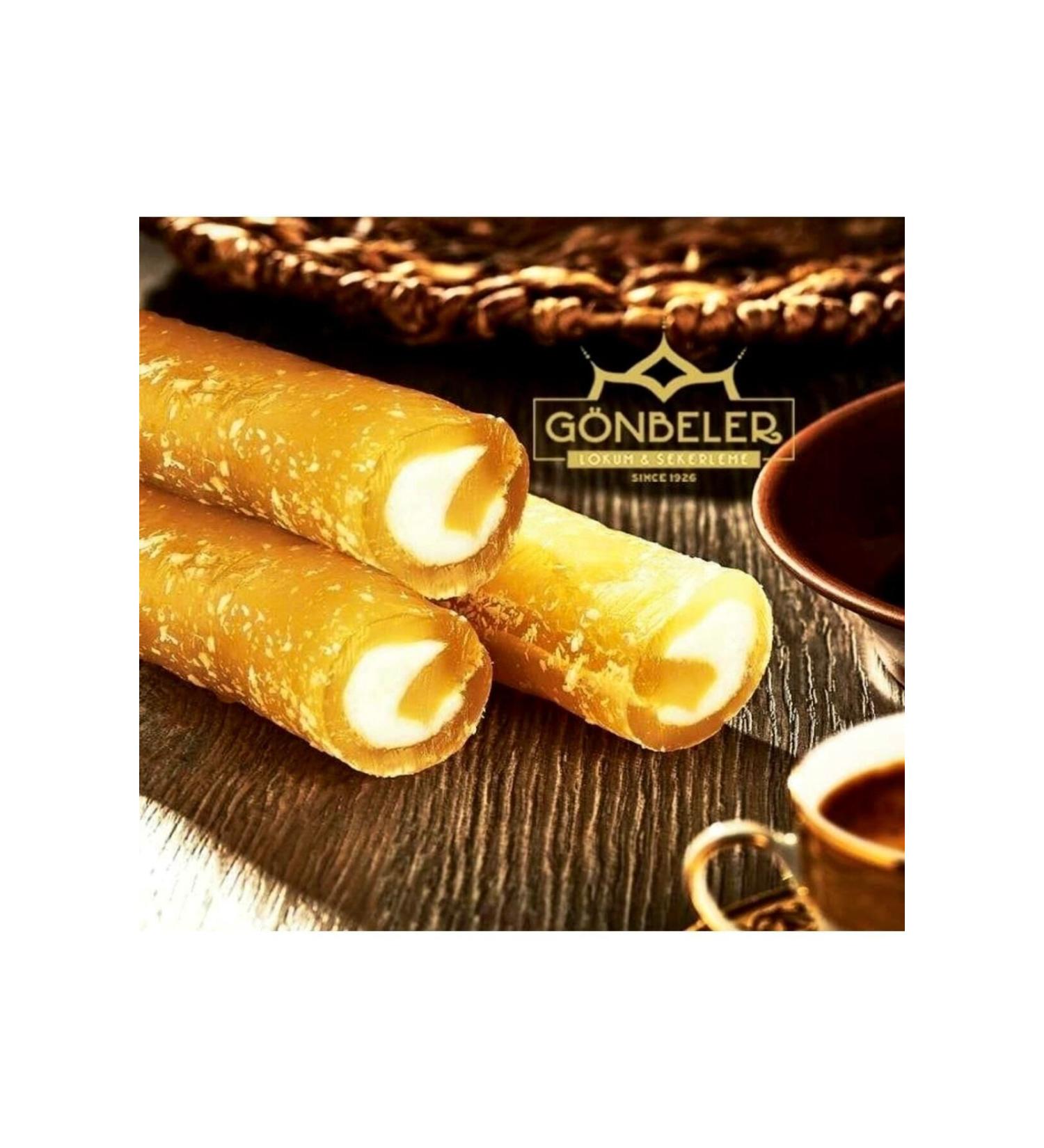 G nbeler Afyon Golden Turkish Delight with Cream 1000 Gr. (TURKISH DELIGHT)