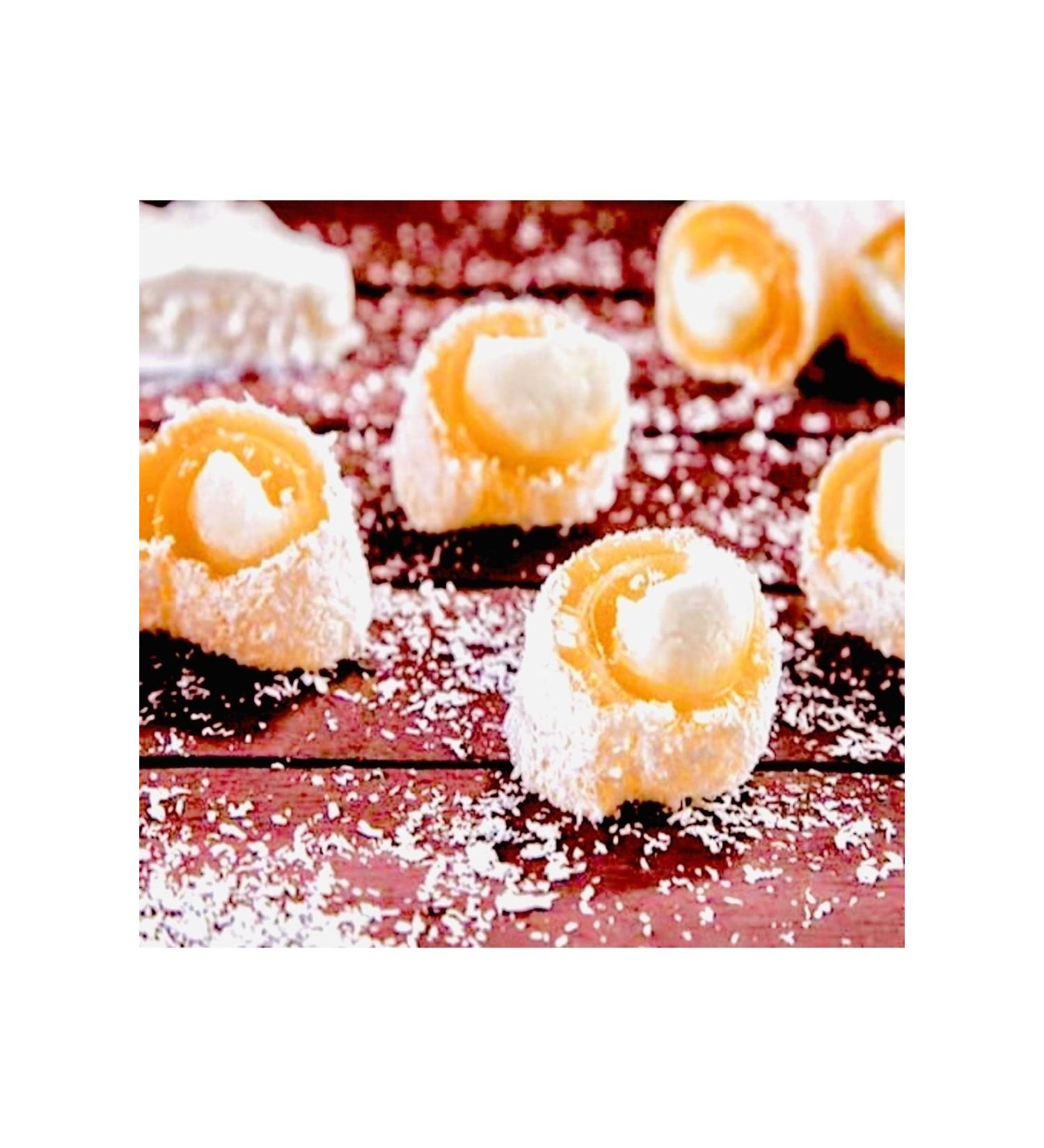 G nbeler Afyon Golden Turkish Delight with Cream 500 Gr. (TURKISH DELIGHT)