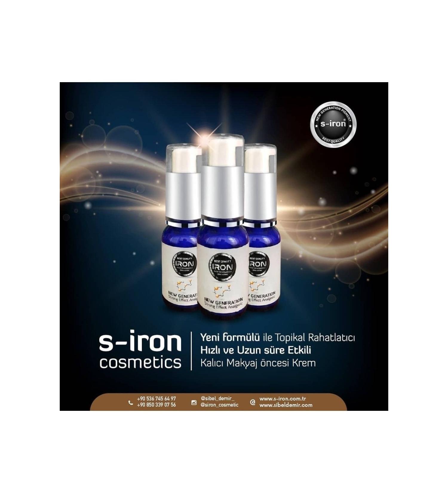 S-IRON COSMETIC Permanent Make-up Relaxing Cream Solution