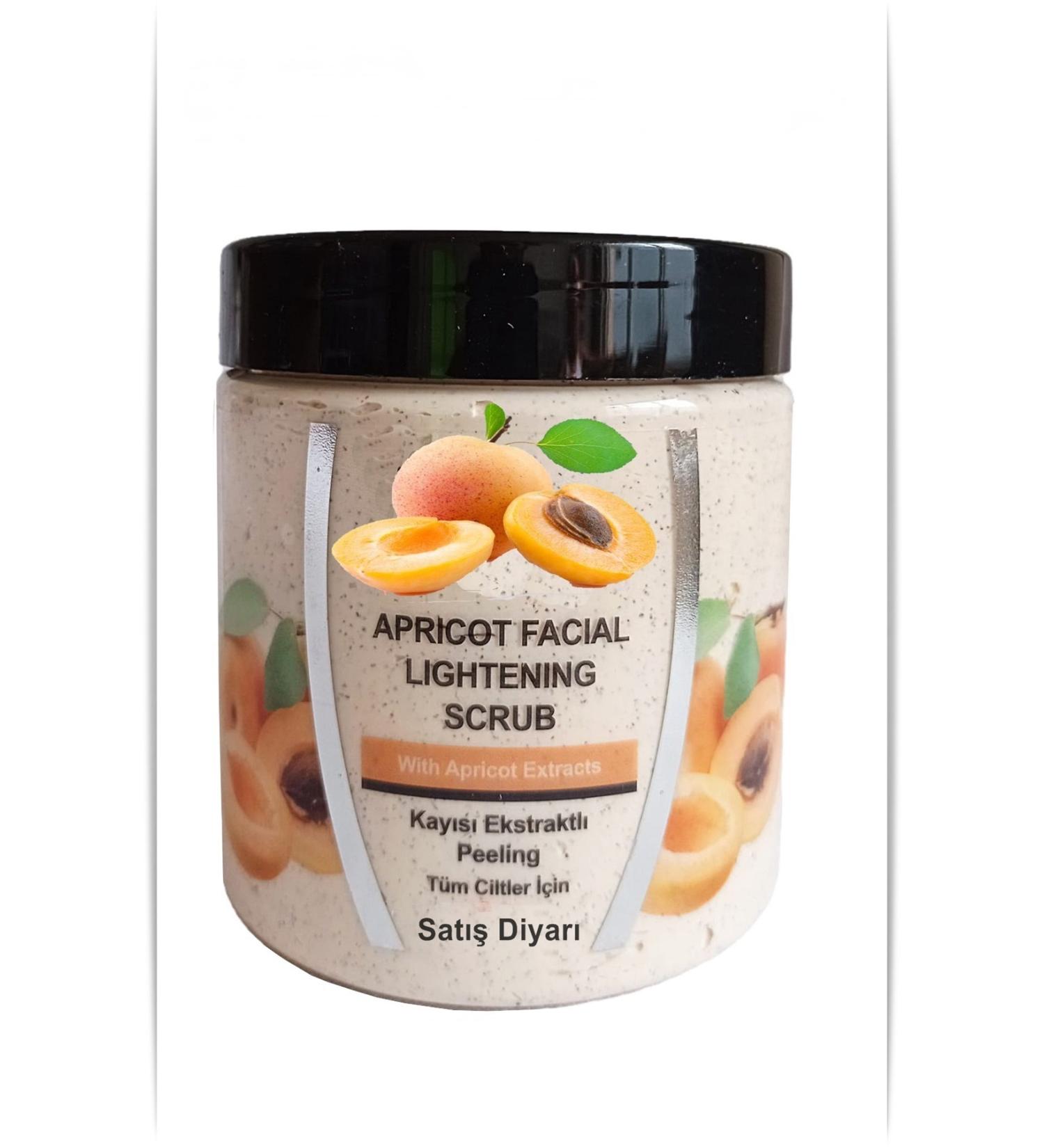 Sales Diyar Apricot Extract Peeling Face and Body Mask For a More Lively Skin Suitable for All Skin Types 500g