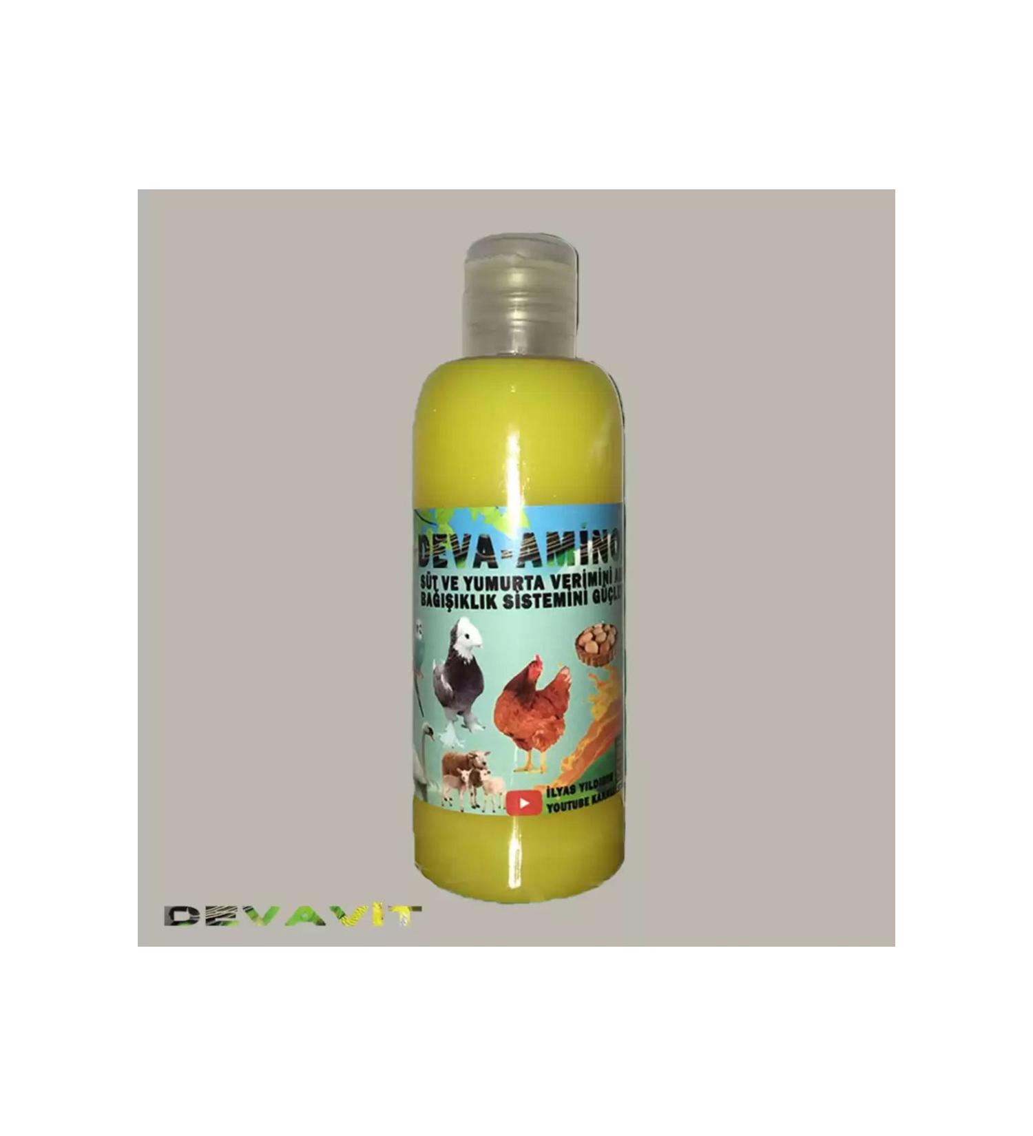 MALATYAYEM lyas Y ld r m Devavit - Deva Amino Acid - Cat Dog Bird Protein Feed and Food Supplement 100 Cc