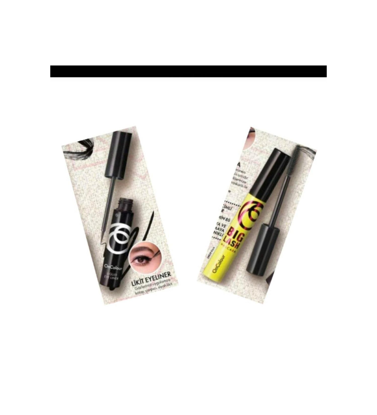 Oriflame Oncolour Big Lash Mascara and Liquid Eyeliner
