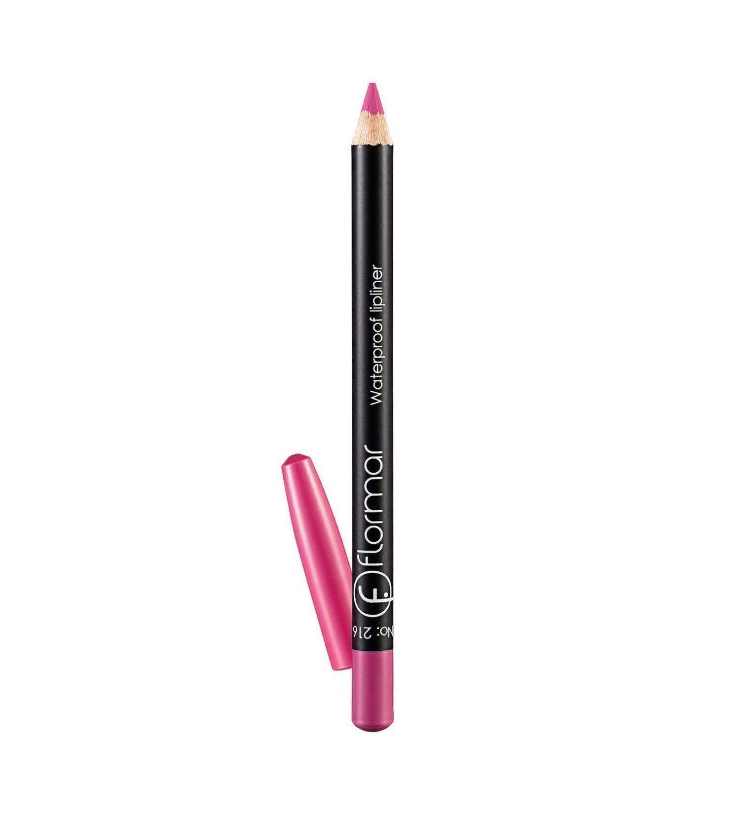 Flormar Lip Pencil - Waterproof Lipliner 216 Soft Pink 8690604111169