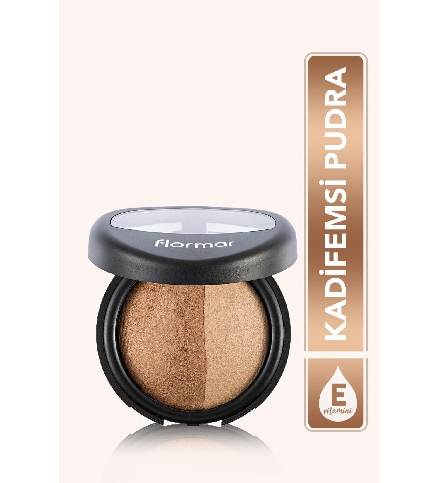 Flormar Two-Color Intense Pigmented Shimmering Powder (GOLD AND COPPER)-baked Powder-0023 Dual Gold-8690604131235 - Buy Online on GoSupps.com