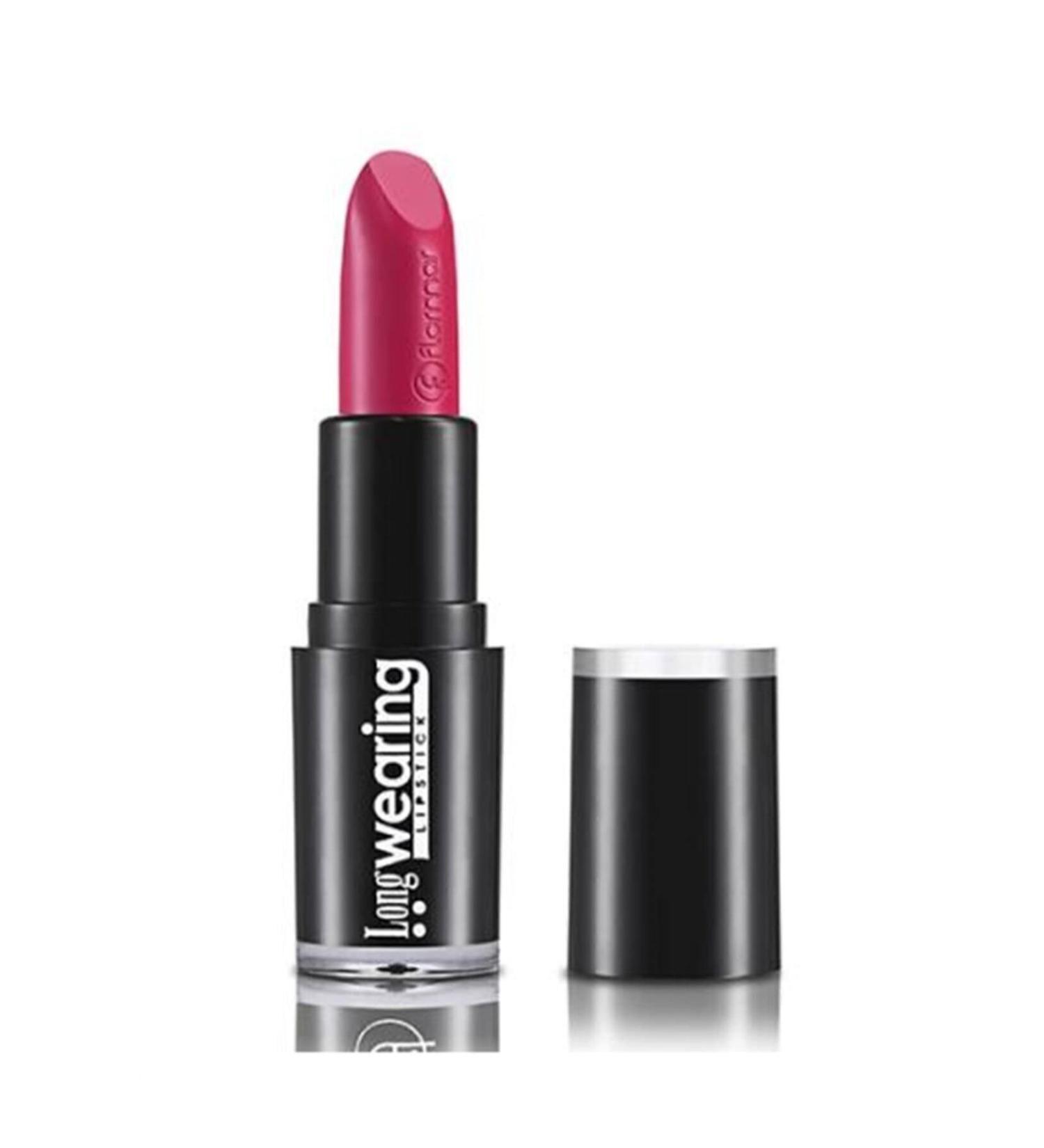 Flormar Parlak Stick Ruj - Long Wearing Lipstick - 035 Pinkish Crimson- 8690604169399