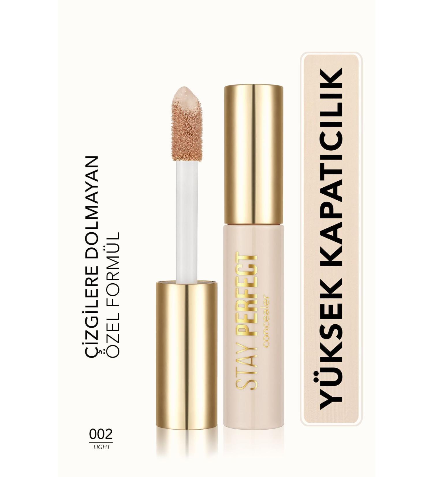 Flormar Natural Finish Concealer (WARM UNDERTONE) - Stay Perfect Concealer - 002 Light - 8682536037129 - Buy Online on GoSupps.com