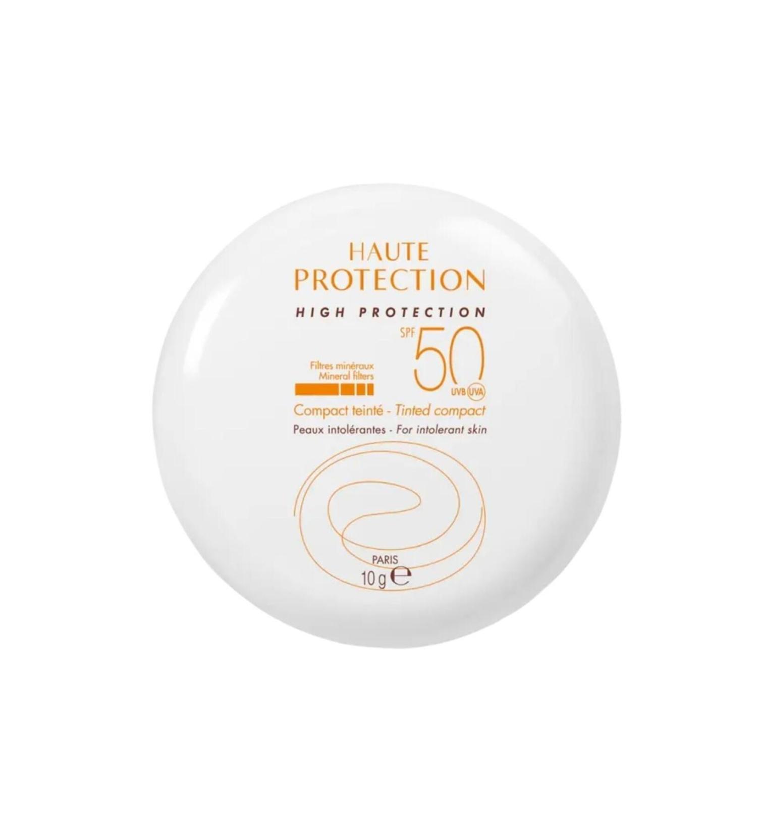 Avene SPF 50 Tinted Sunscreen Compact Cream Foundation Sable 10 gr