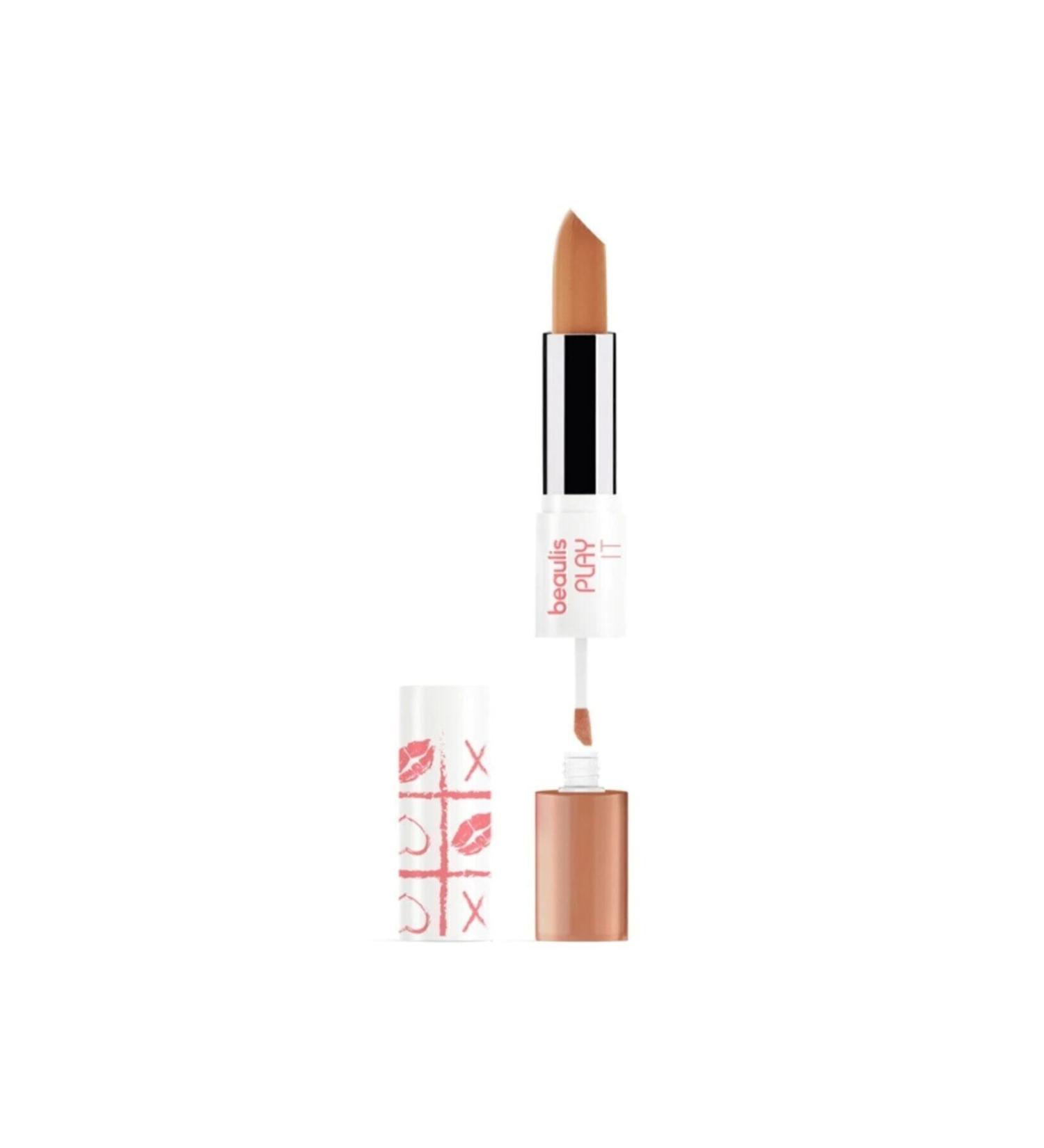beaulis Play It Double-Sided Lipstick 200 Maple Lea